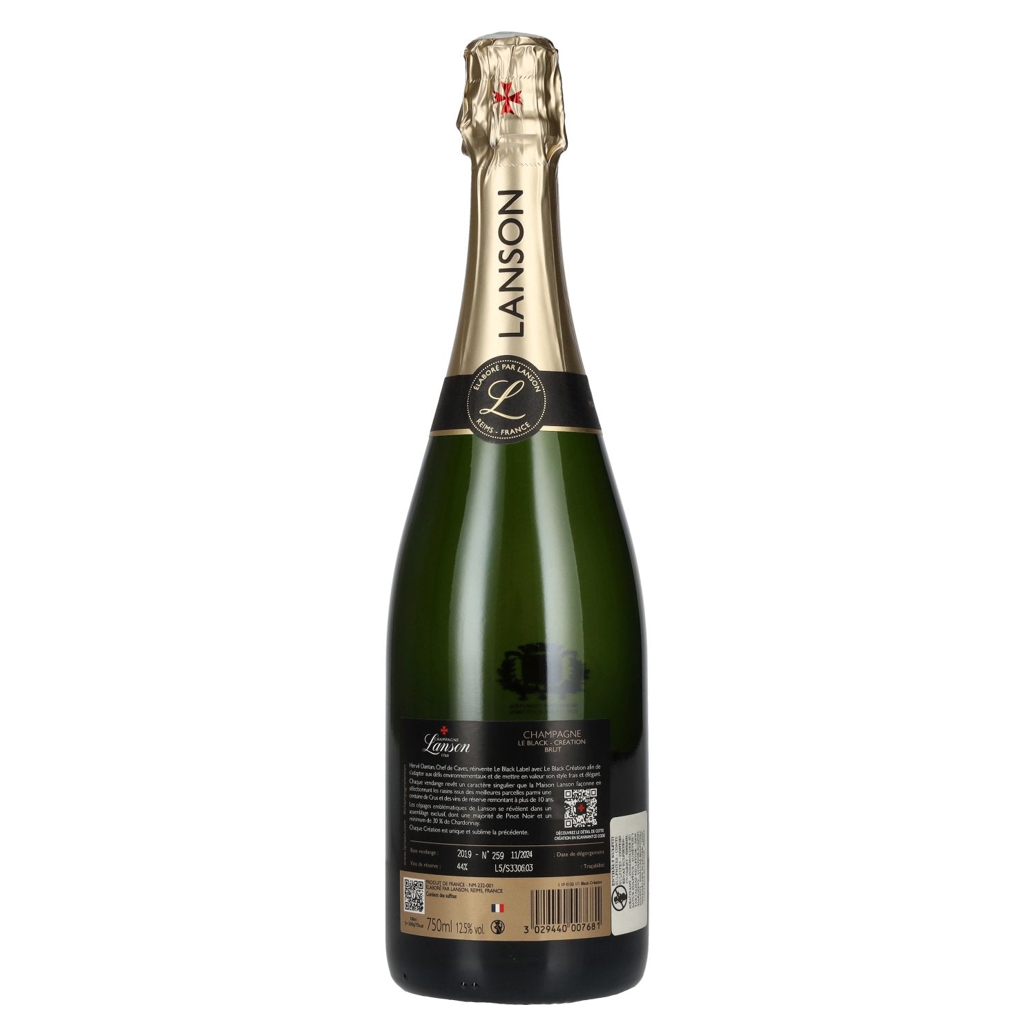 Champagne Lanson Le Black Création 259 Brut 12,5% Vol. 0,75l