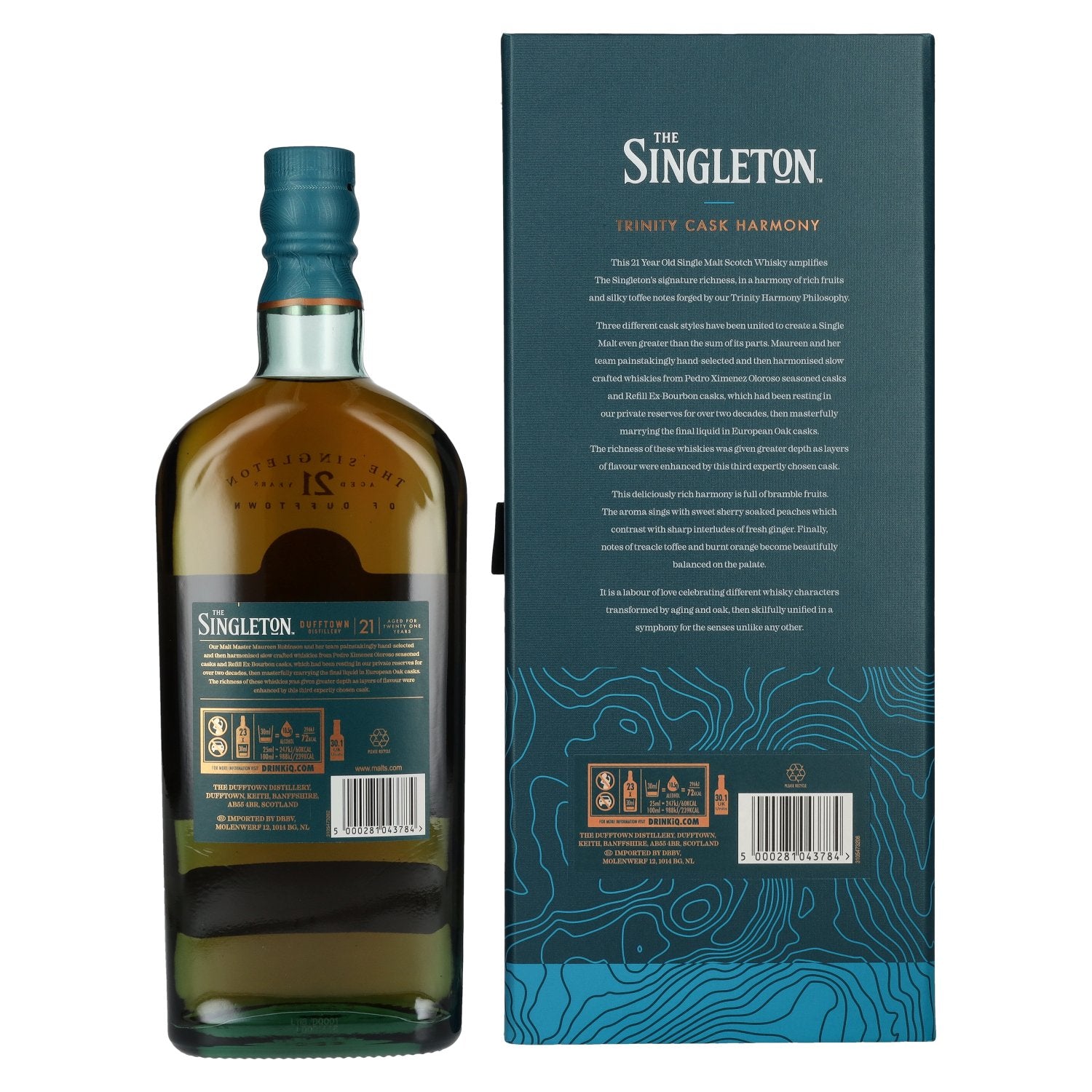 The Singleton Dufftown 21 Years Old TRINITY CASK HARMONY 43% Vol. 0,7l in Geschenkbox