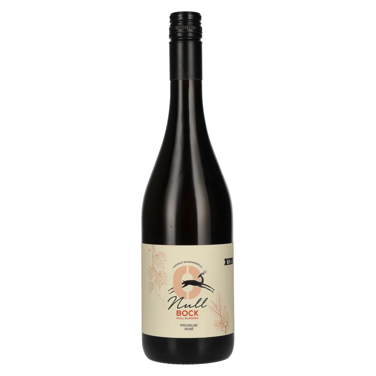 Schwarzböck Null Bock Null Alkohol Rosé prickelnd 0,75l