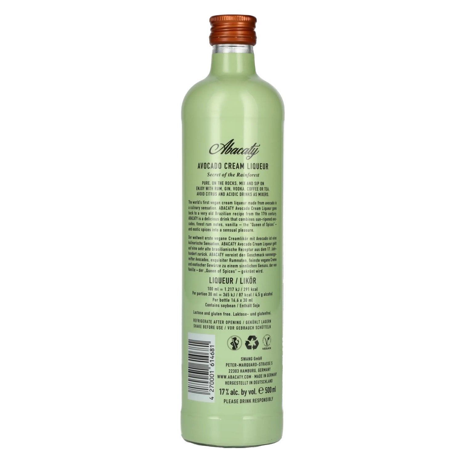 Abacaty Avocado Cream Liqueur 17% Vol. 0,5l
