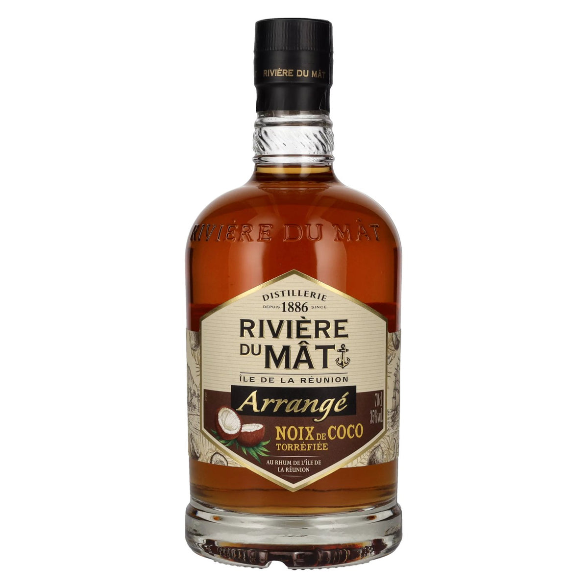 Rivière du Mât Arranged Toasted Coconut 35% Vol. 0.7l