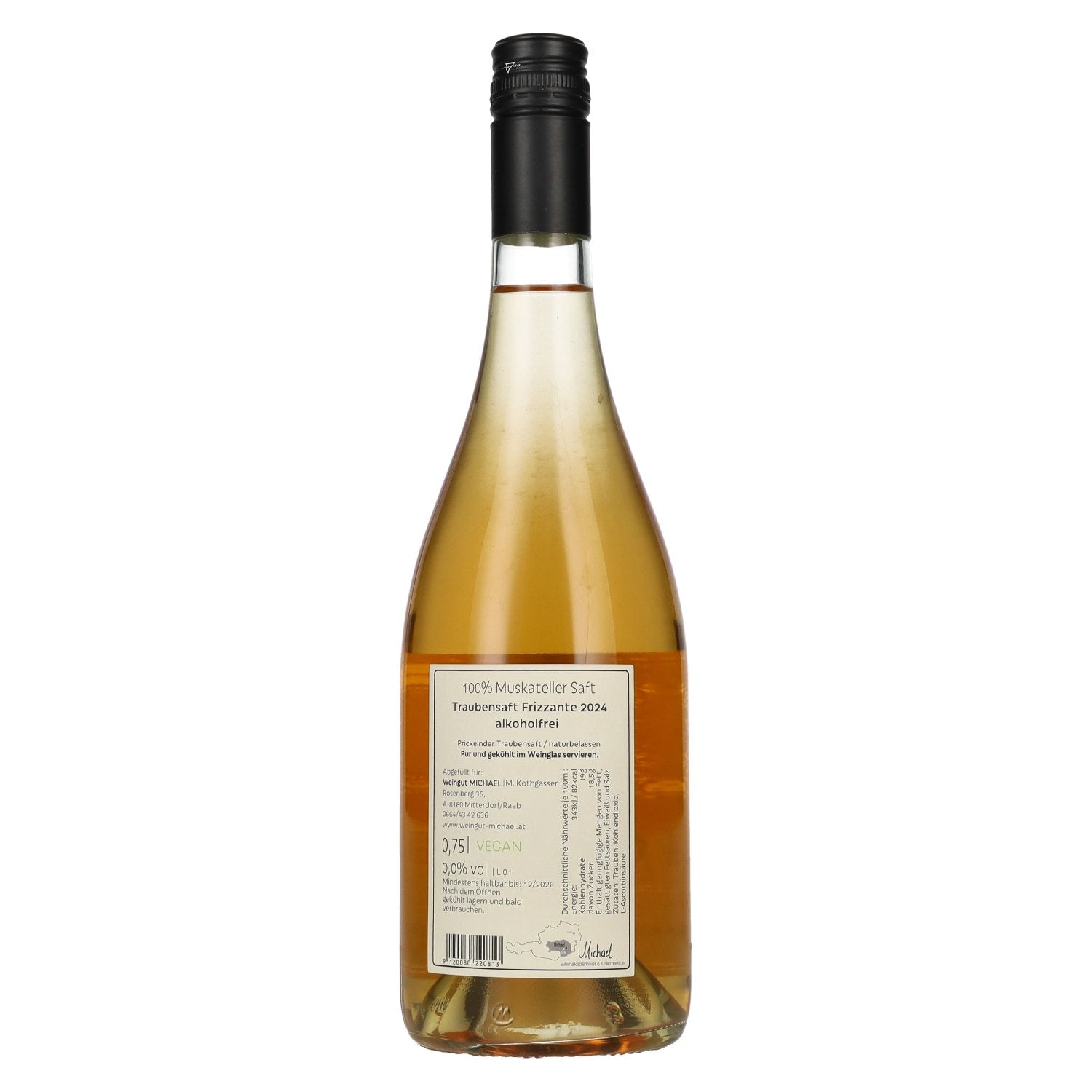 MICHAEL Yellow Muscat Grape Juice Frizzante non-alcoholic 2024 0.75l