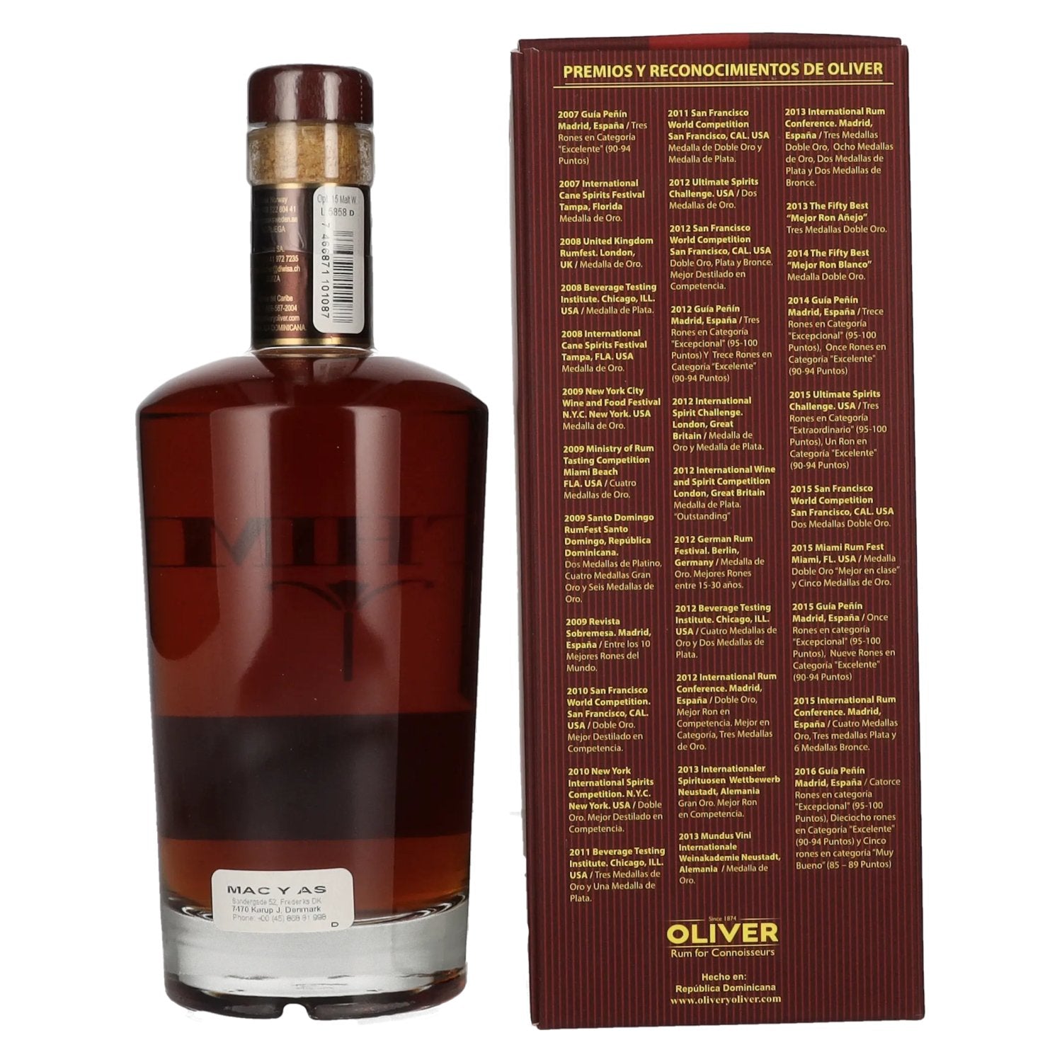 Opthimus 15 Sistema Solera Malt Whisky Finish 43% Vol. 0,7l in Geschenkbox