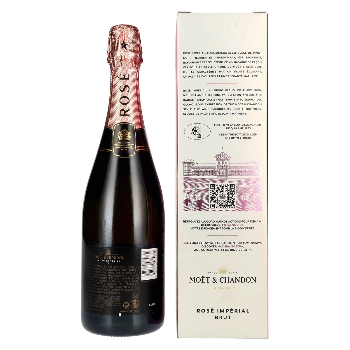 Moët & Chandon Champagne ROSÉ IMPÉRIAL Brut I Love You Edition 12% Vol. 0,75l in Geschenkbox