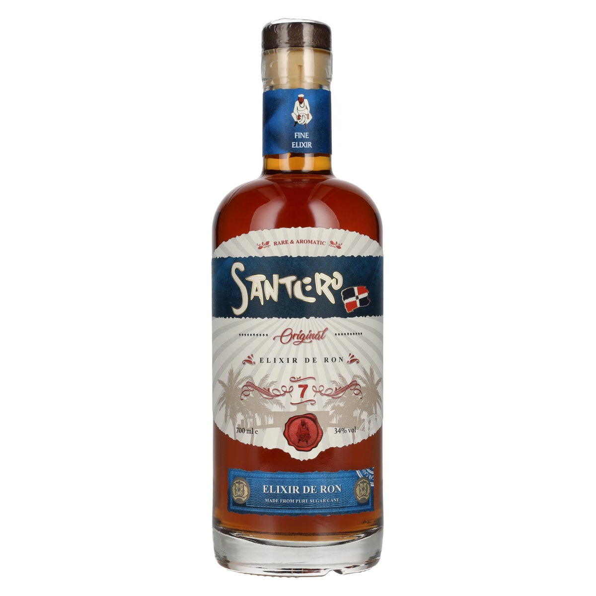 SANTERO 7 Years Old Elixir De Ron Spirit Drink 34% Vol. 0.7l