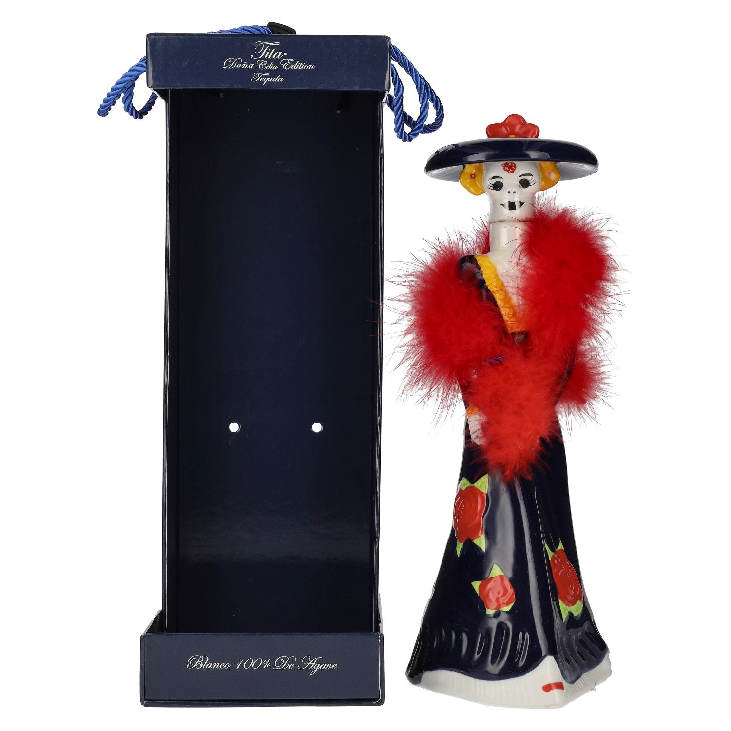 Dona Celia Tequila Blanco 100% Agave 40% Vol. 0.7l in Gift Box