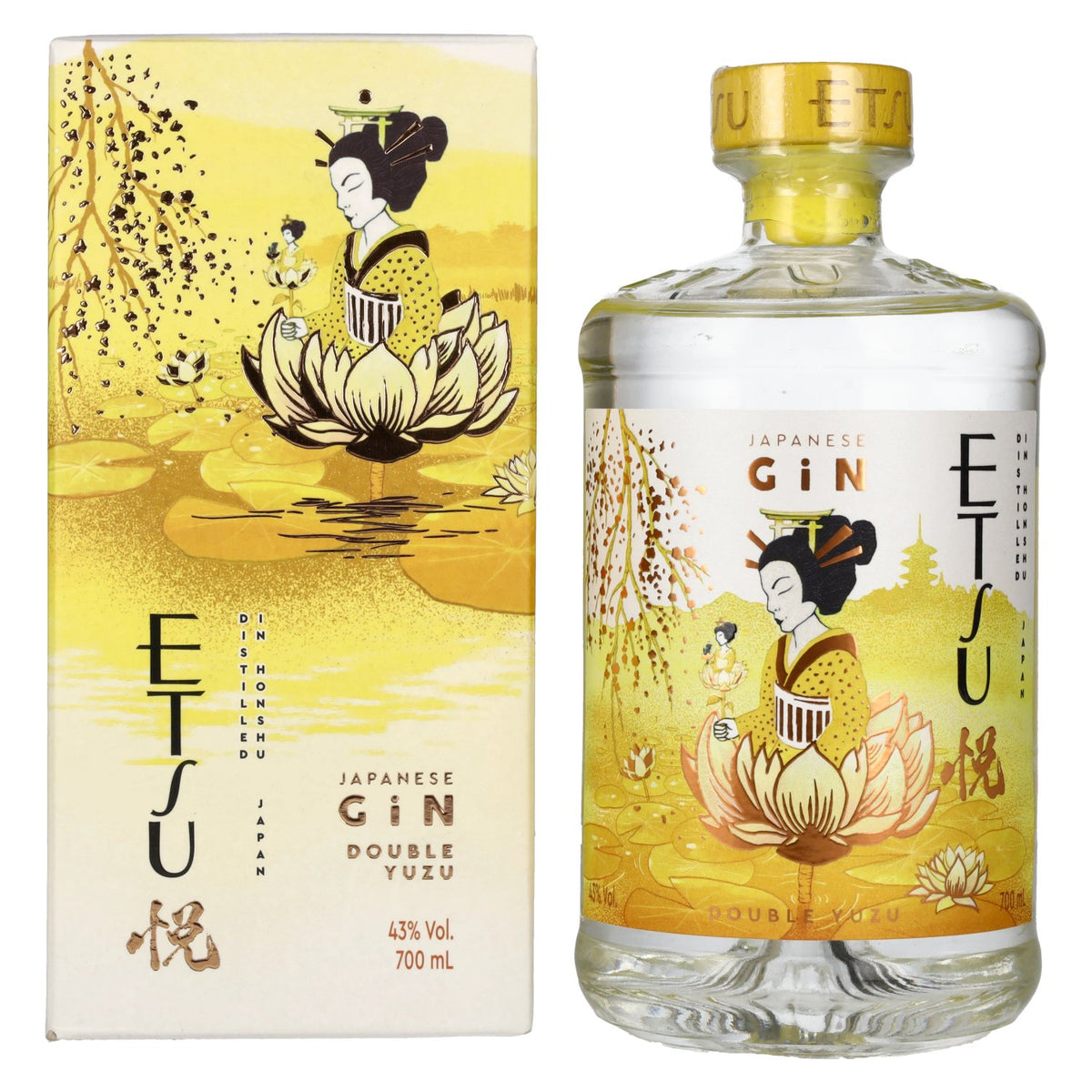 Etsu Gin DOUBLE YUZU Limited Edition 43% Vol. 0,7l in Geschenkbox