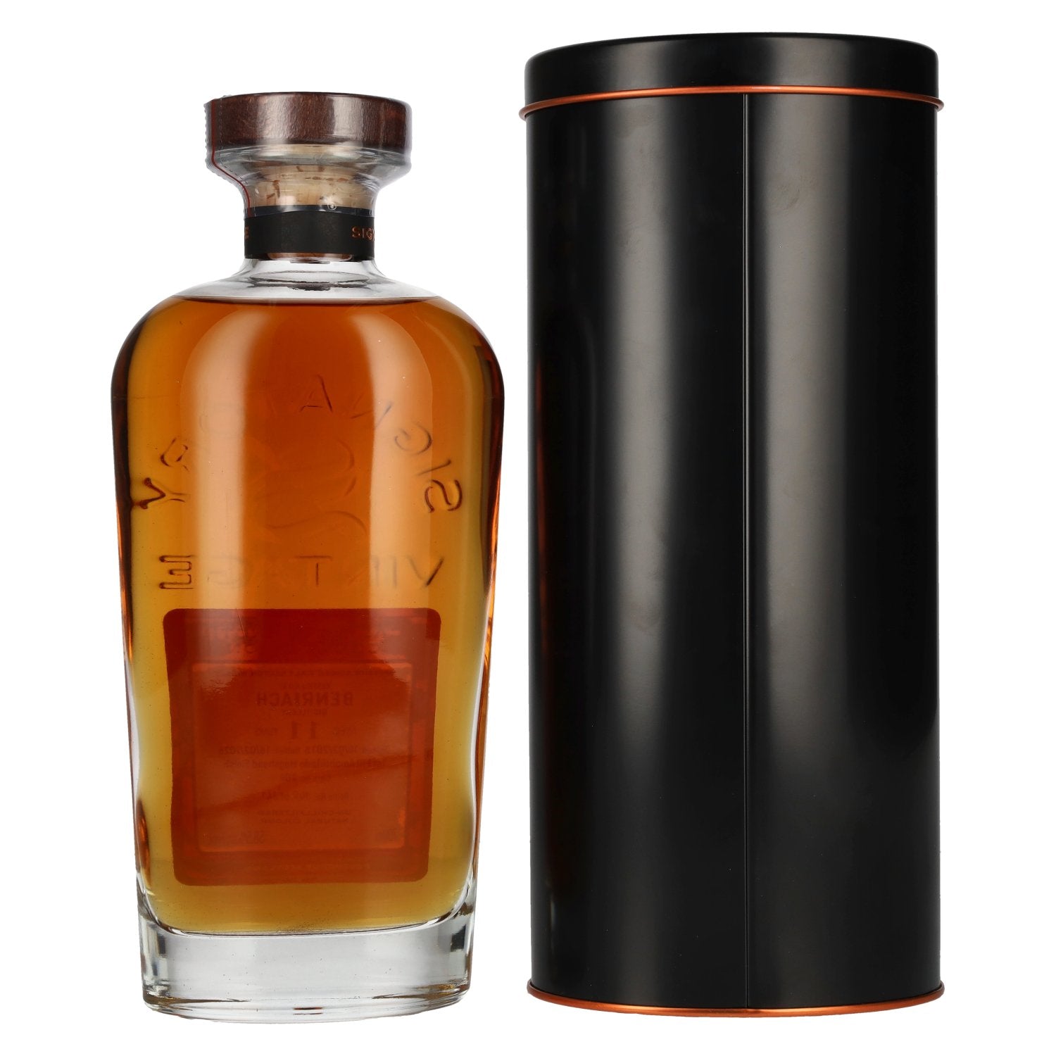 Signatory Vintage BENRIACH 11 Years Old Cask Strength Collection #104 2015 58,5% Vol. 0,7l in Tinbox