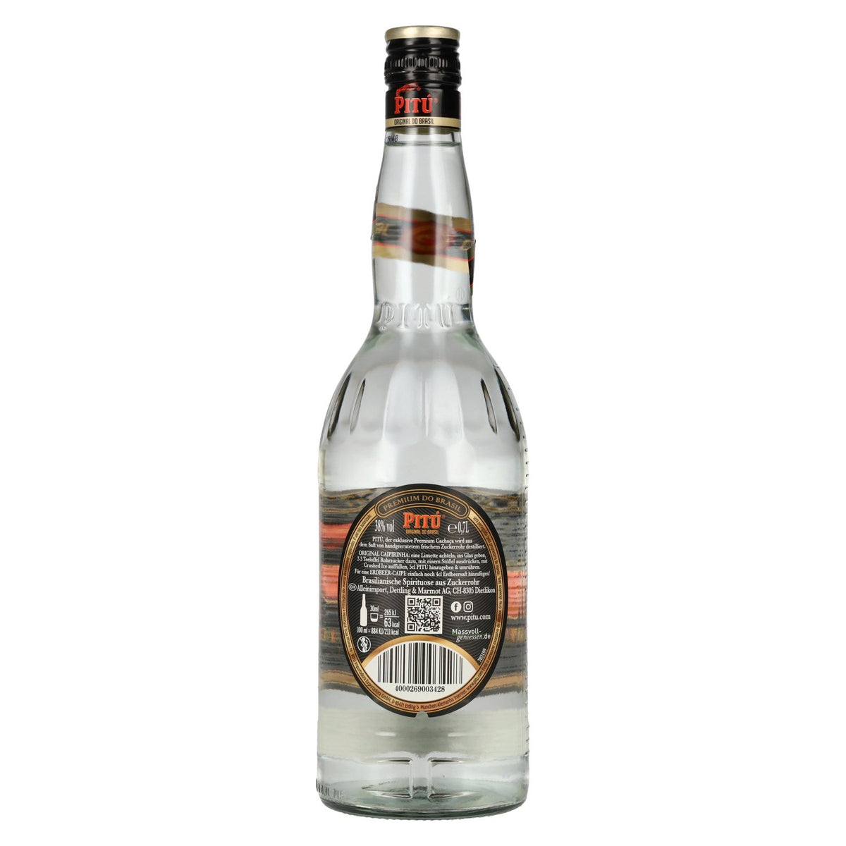 Pitú Premium from Brazil 38% Vol. 0.7l