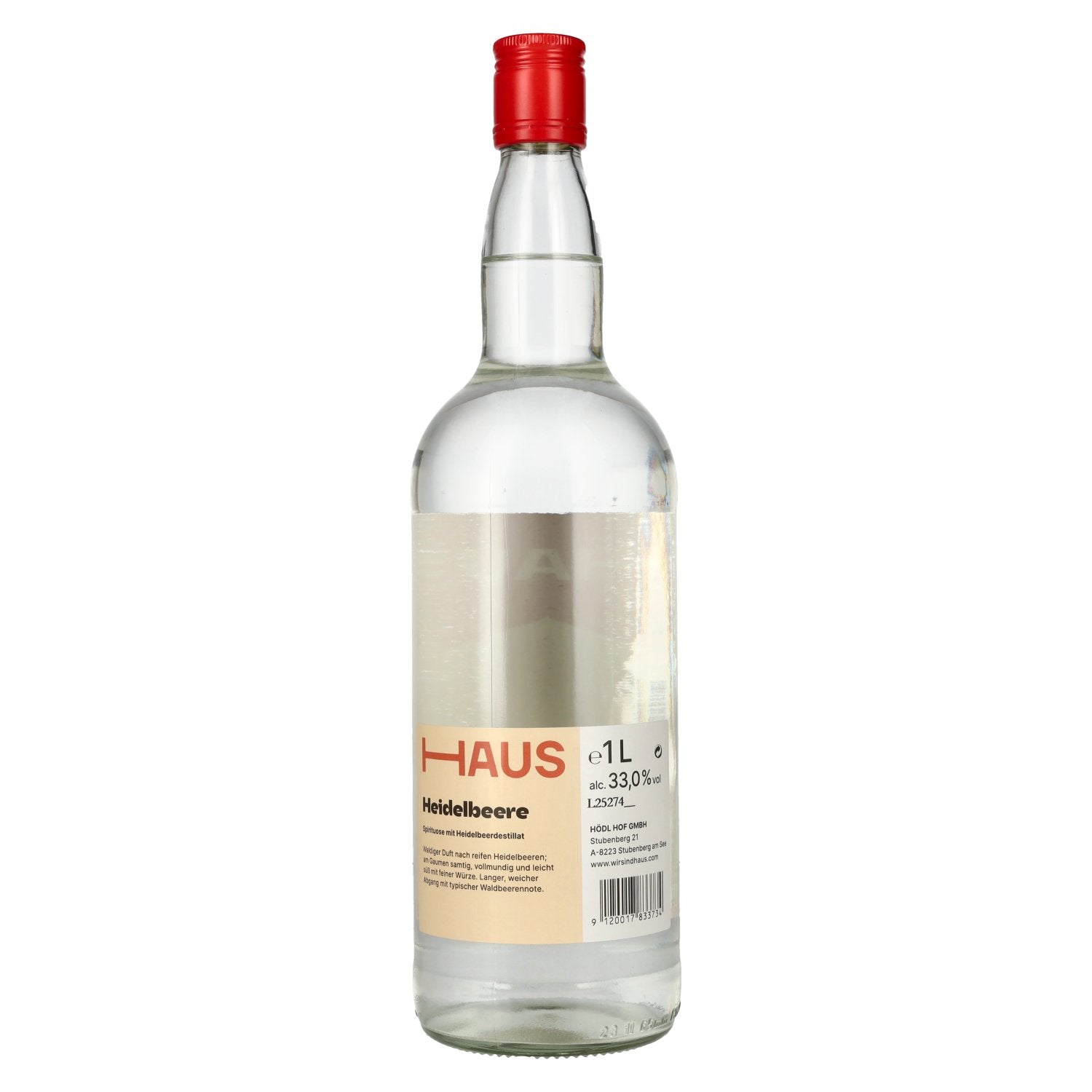 Hödl Hof HAUS HEIDELBEERE Spirituose 33% Vol. 1l