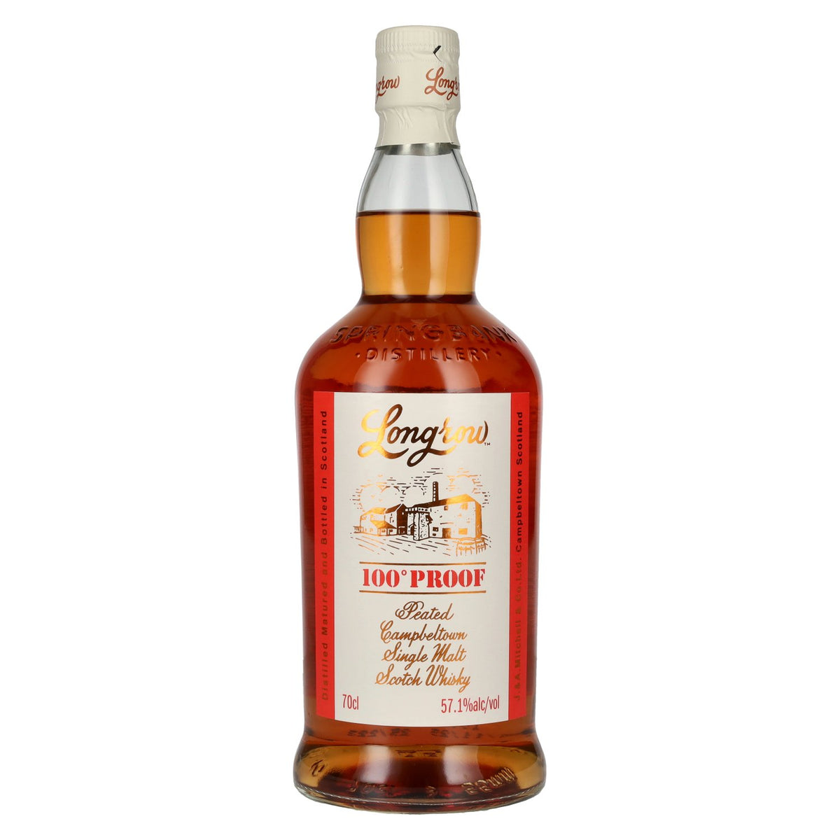 Springbank Longrow 100° Proof Peated Campbeltown Single Malt Scotch Whisky 57,1% Vol. 0,7l