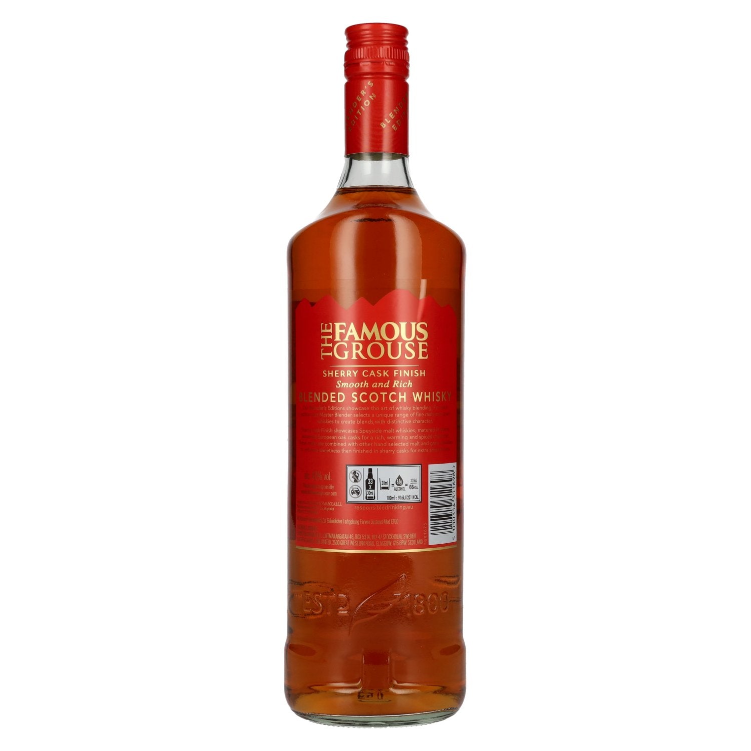 The Famous Grouse Sherry Cask Finish Blended Scotch Whisky 40% Vol. 1L