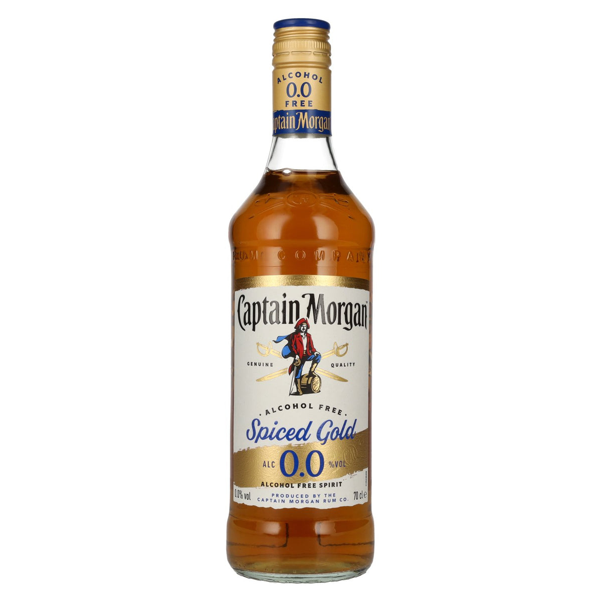 Captain Morgan Original Spiced Gold, alcohol-free, 0.0, 0.7 l