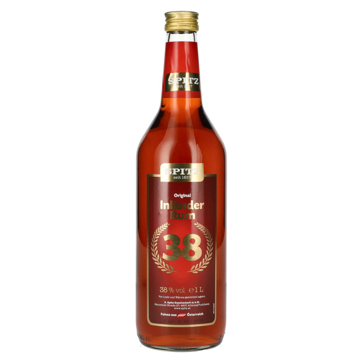 Spitz Domestic Rum 38% Vol. 1l