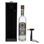 Beluga Gold Line Vodka Montenegro 40% vol. 0.7 l in a leather-effect gift box with a brush