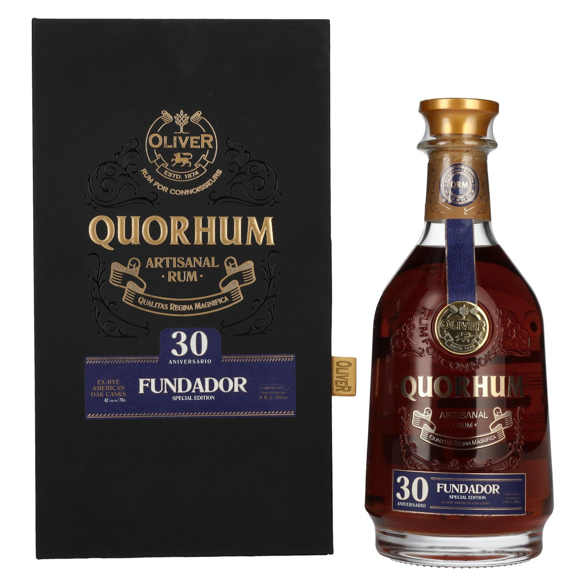 Ron Quorhum 30 Aniversario FOUNDER Special Edition 42% Vol. 0.7l in Gift Box