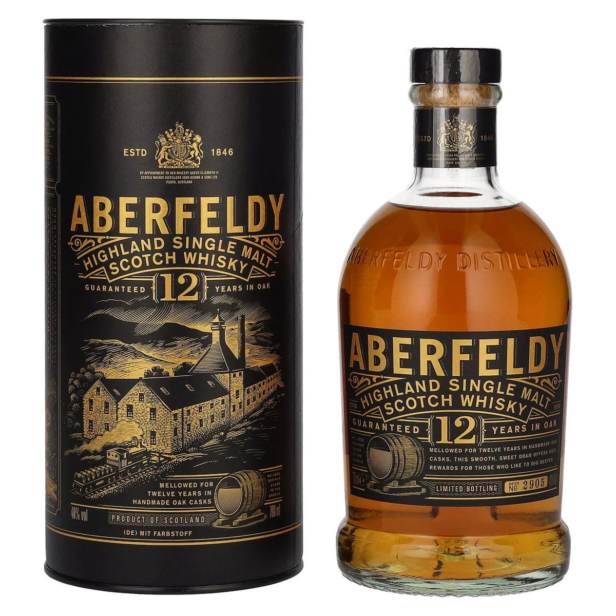 Aberfeldy 12 Years Old Highland Single Malt 40% Vol. 0,7l in Geschenkbox
