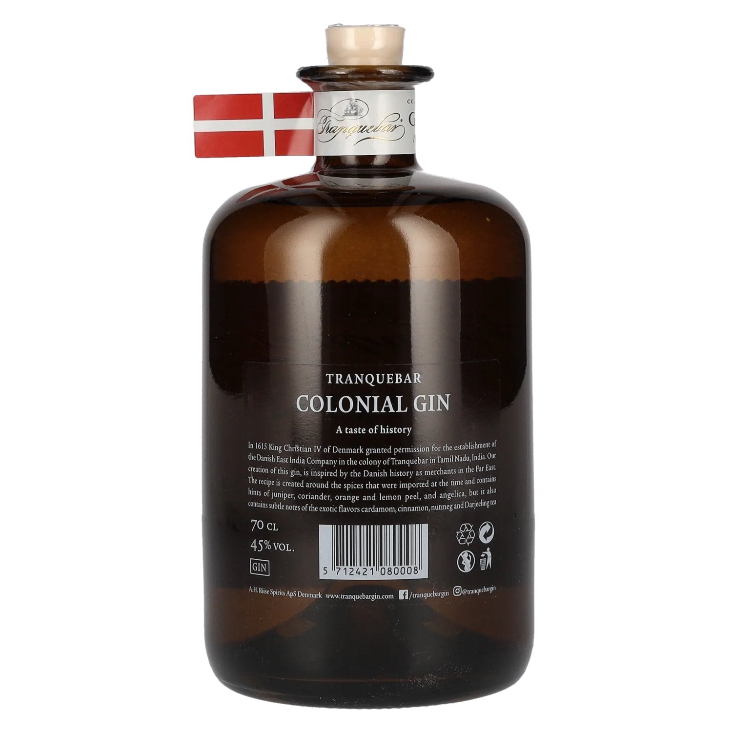 Tranquebar Colonial Gin 45% Vol. 0.7l