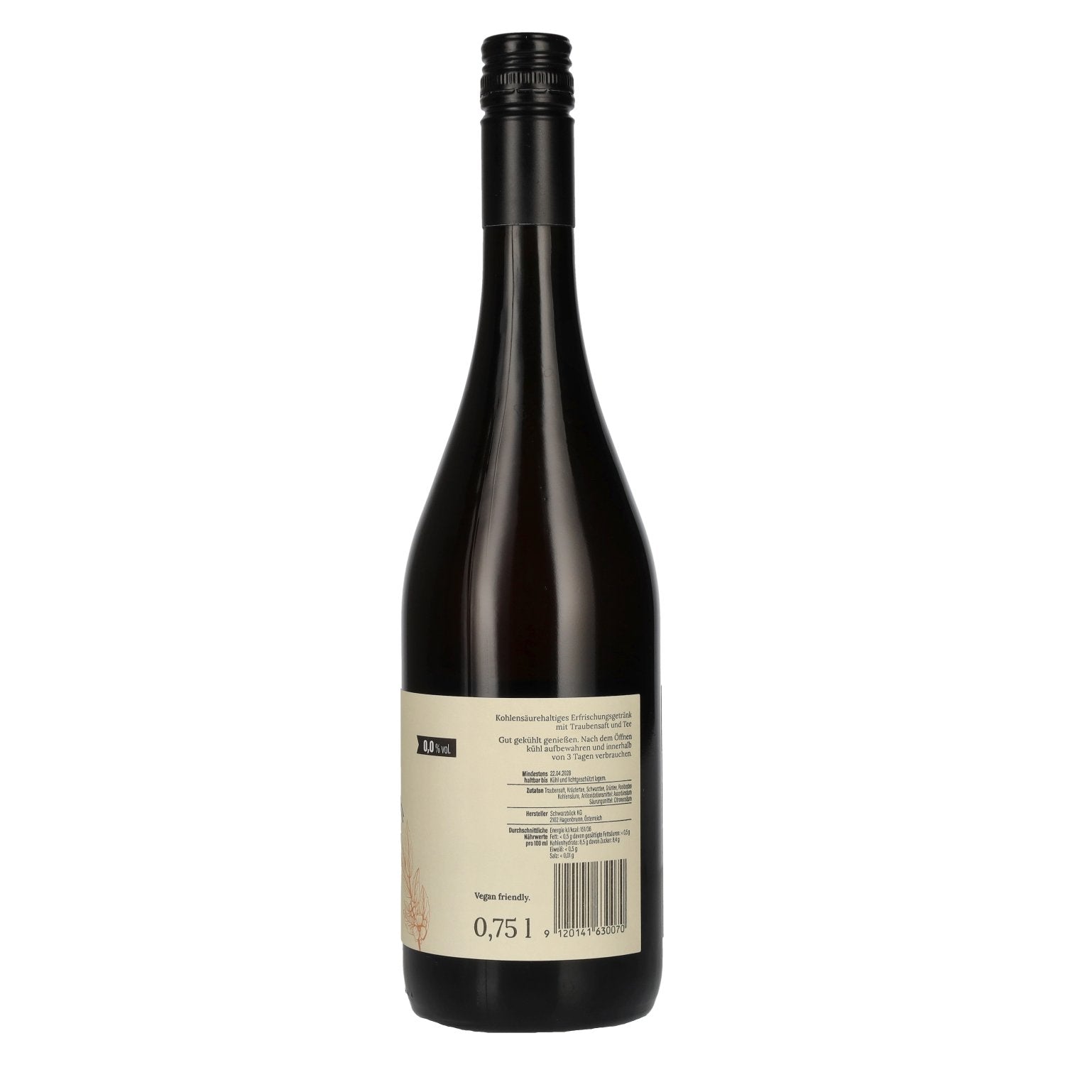 Schwarzböck Null Bock Null Alkohol Rosé prickelnd 0,75l