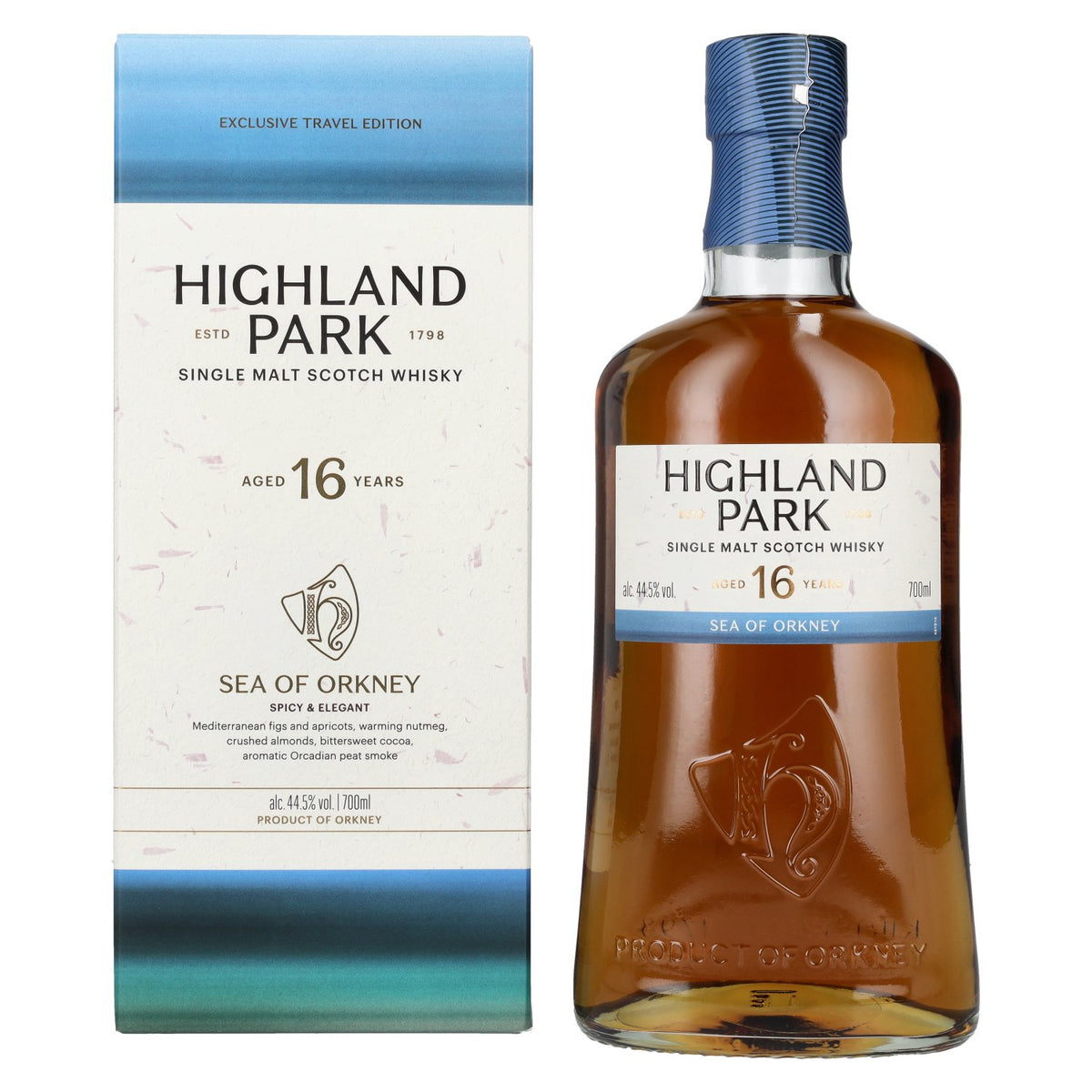 Highland Park 16 Years Old SEA OF ORKNEY Single Malt Scotch Whisky 44.5% Vol. 0.7l in Gift Box
