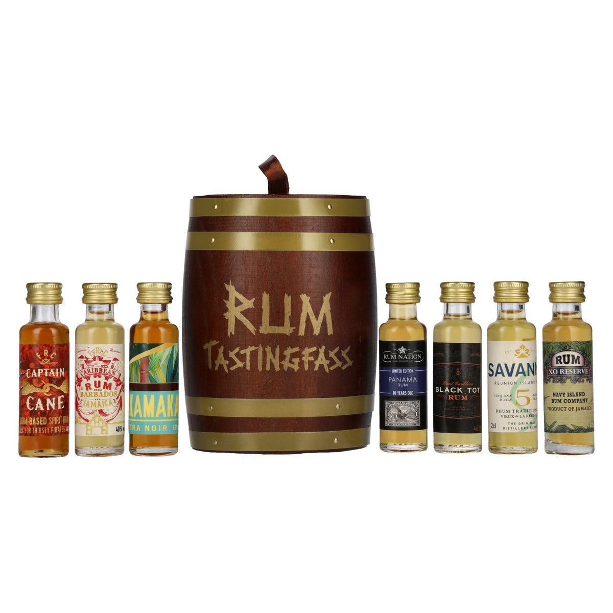 I LOVE RUM Tasting Cask 41.7% Vol. 7x0.02l in Wooden Box