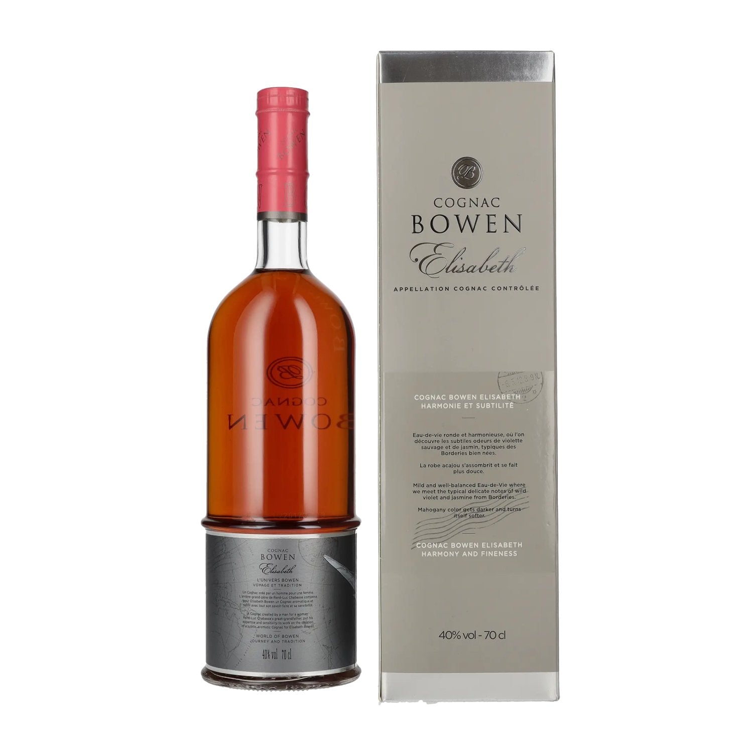 Cognac Bowen ELISABETH 40% Vol. 0.7l in gift box