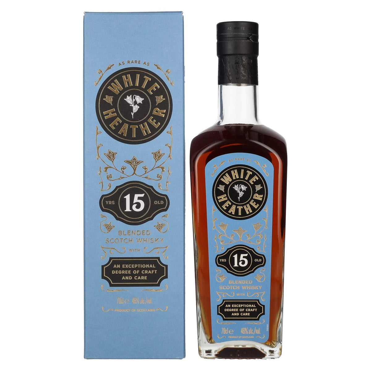 White Heather 15 Years Old Blended Scotch Whisky 46% Vol. 0,7l in Geschenkbox