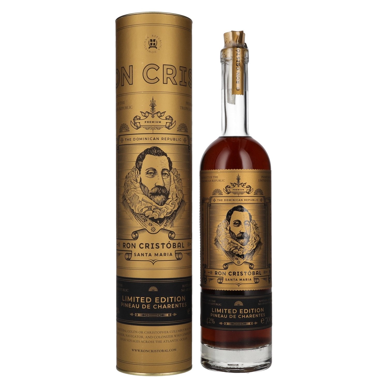 Ron Cristóbal Santa Maria Pineau de Charentes Limited Edition 42% Vol. 0.7l in Gift Box