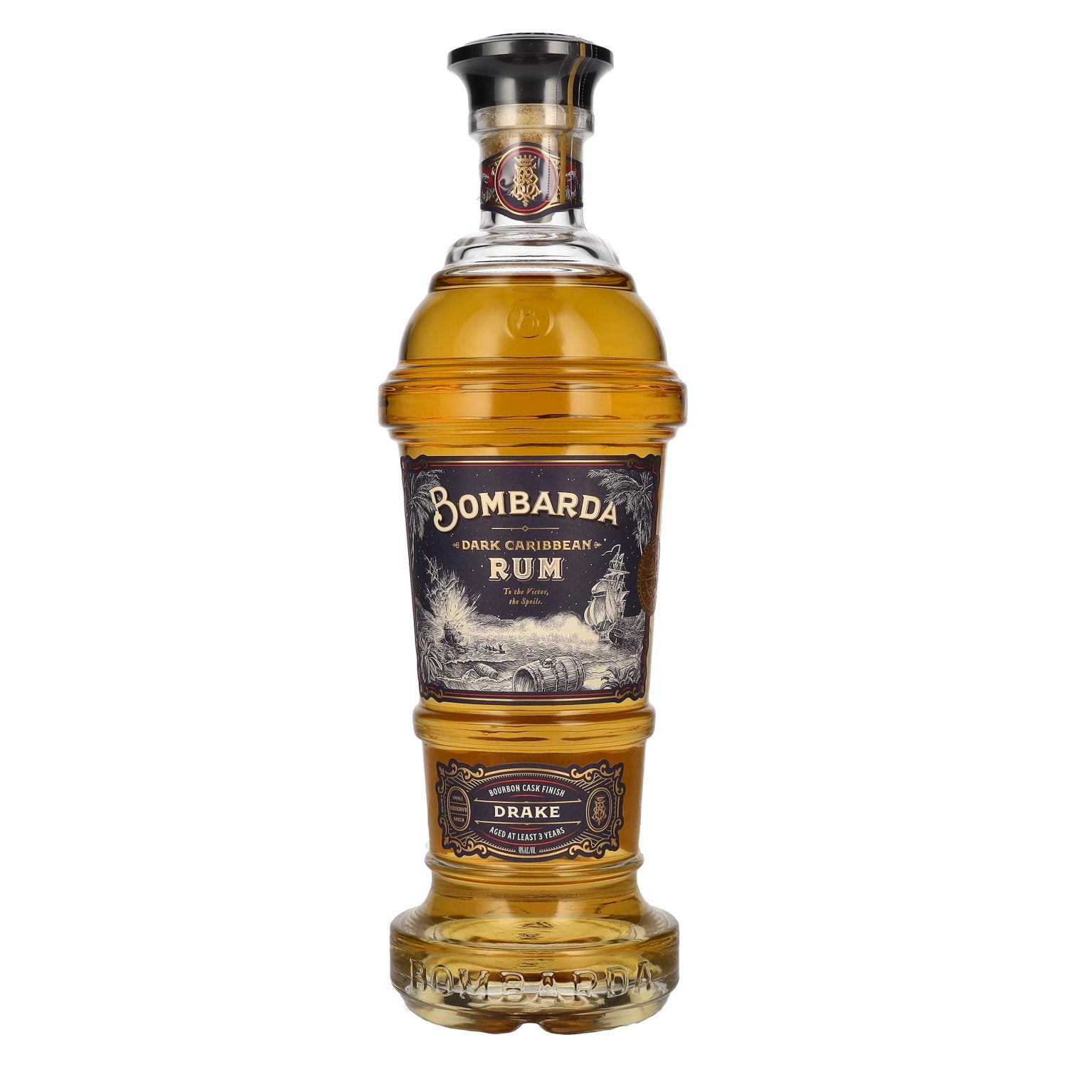 Bombarda DRAKE Dark Caribbean Rum 40% Vol. 0.7l
