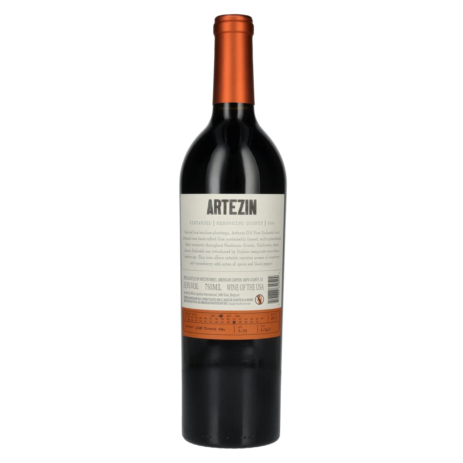 Artezin Zinfandel 2020 15,5% Vol. 0,75l