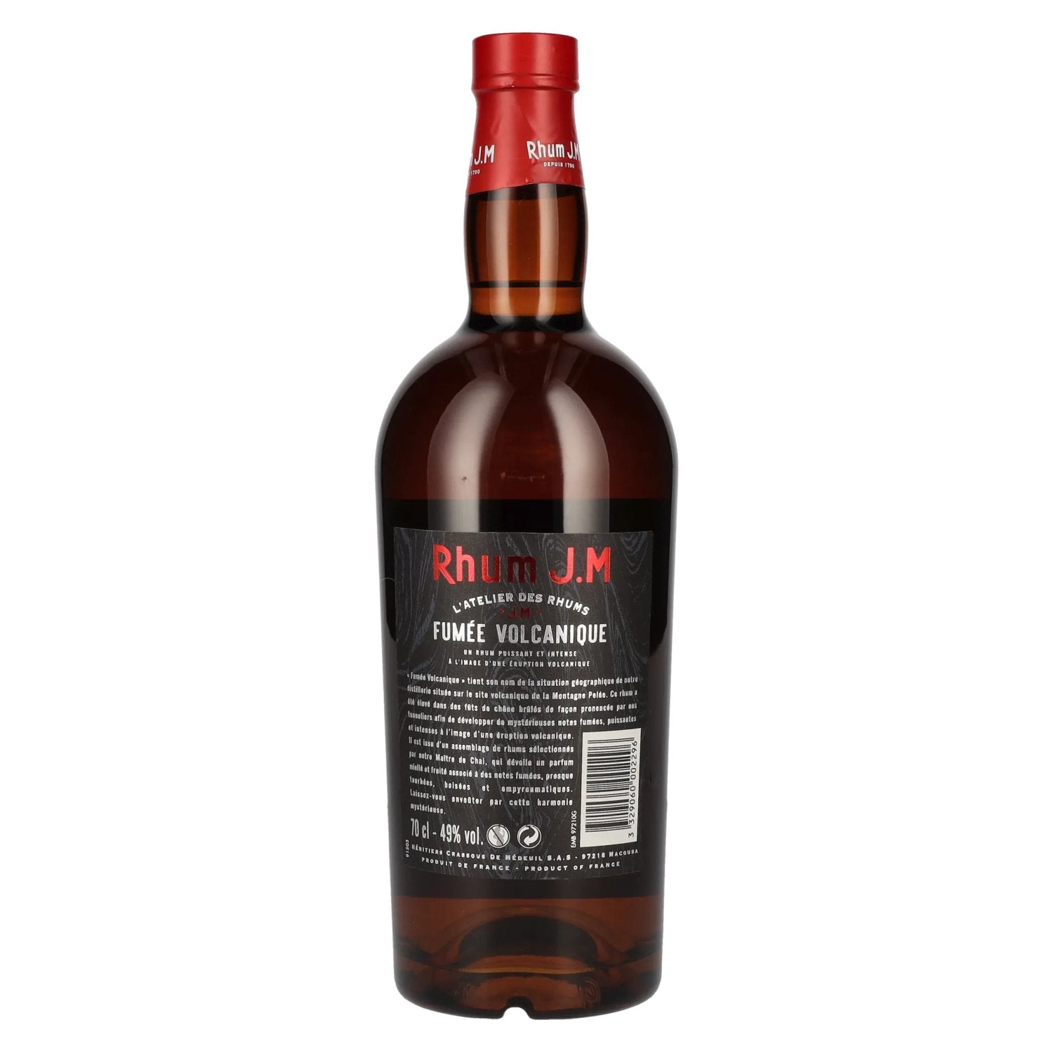 Rhum J.M VOLCANIC SMOKE Rhum Agricole 49% Vol. 0.7l