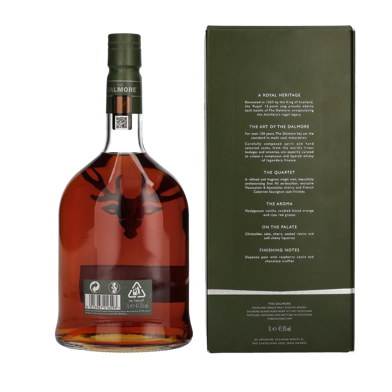 The Dalmore THE QUARTET Highland Single Malt Scotch Whisky 41,5% Vol. 1l in Geschenkbox