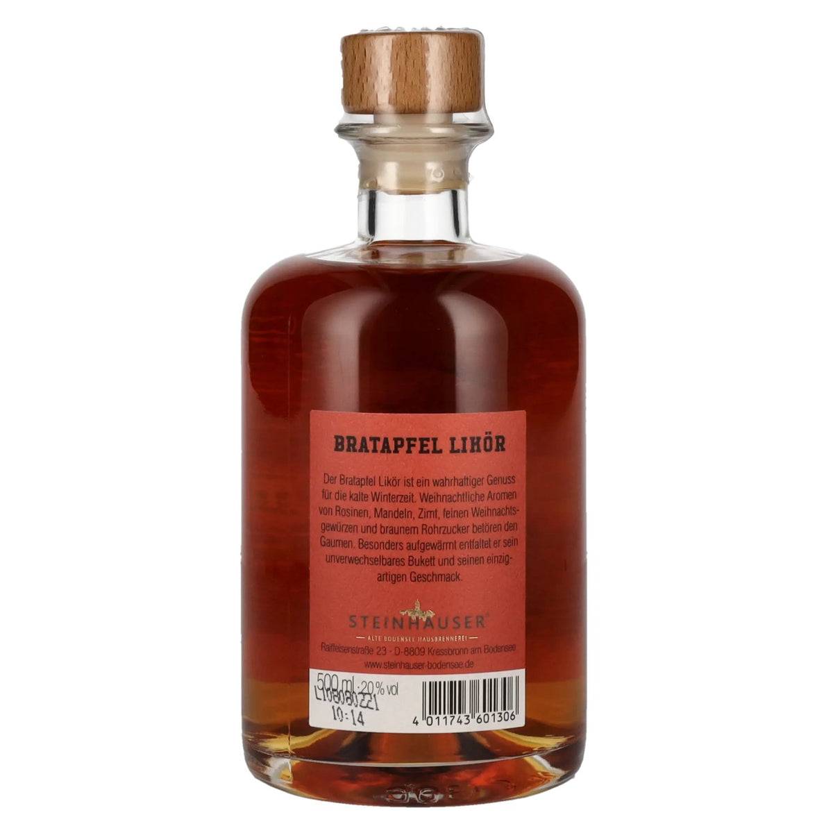 Steinhauser BAKED APPLE Liqueur 20% vol. 0.5 l