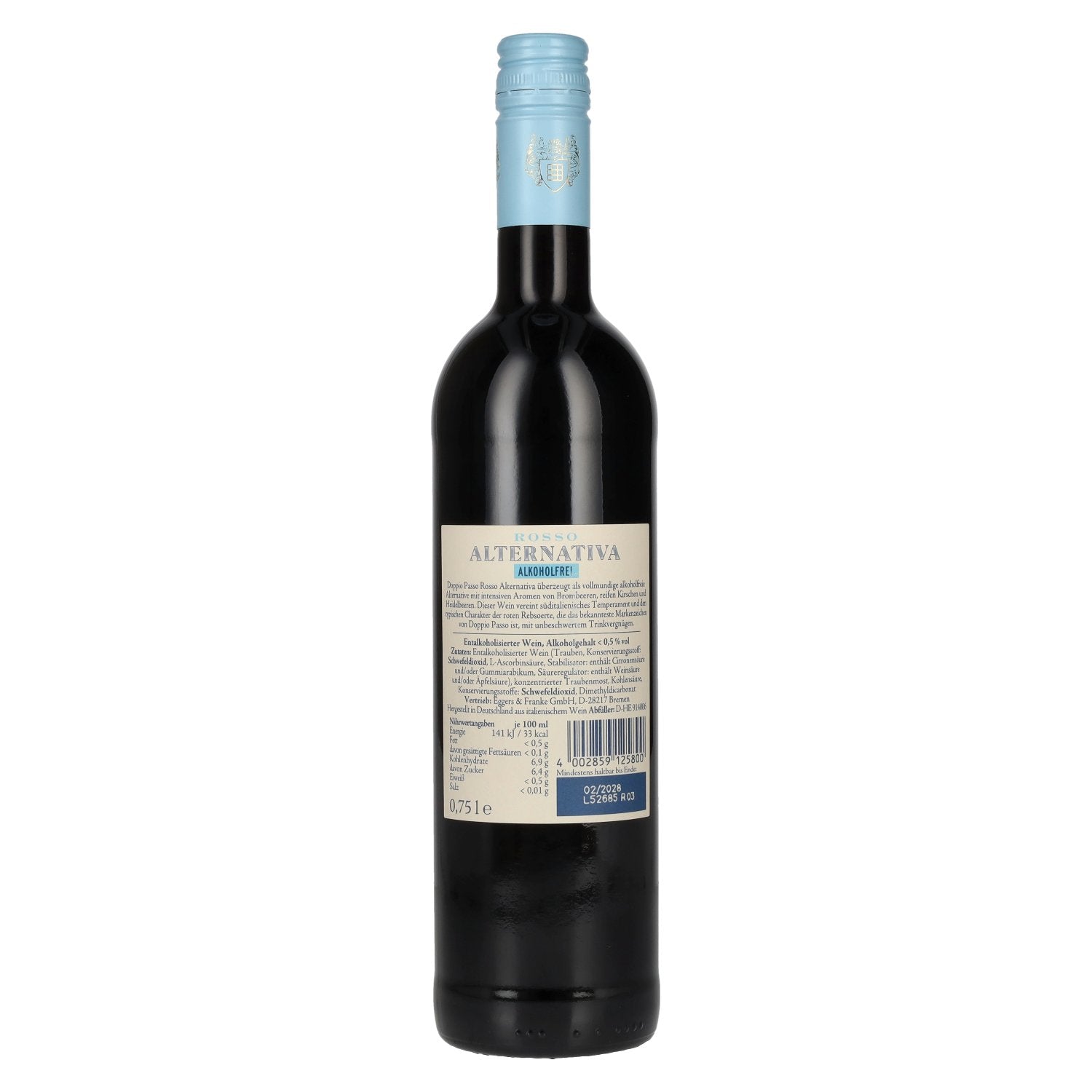 Doppio Passo Rosso Alternativa alkoholfrei 0,75l