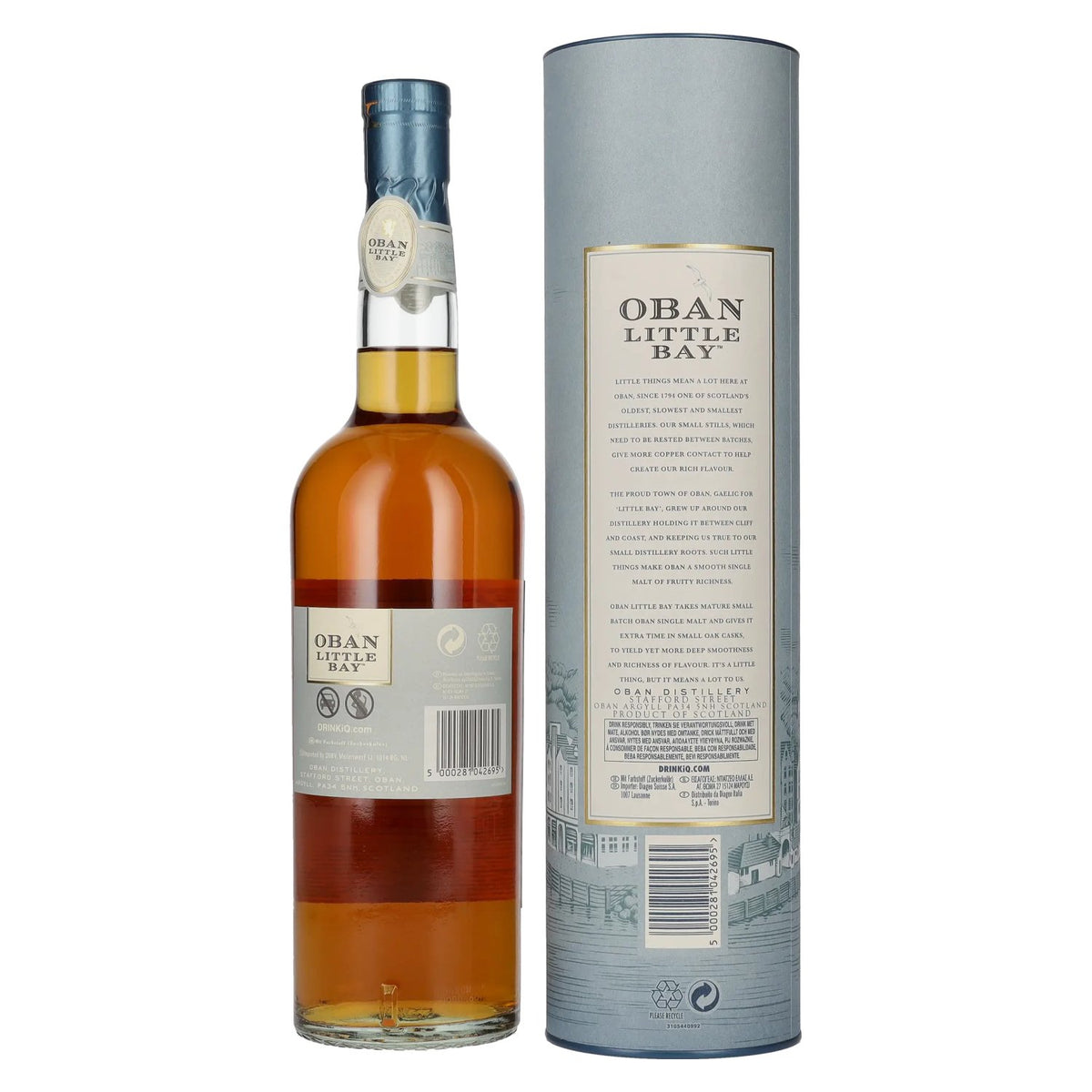 Oban Little Bay Single Malt Scotch Whisky Small Cask 43% ABV 0.7l in a gift box