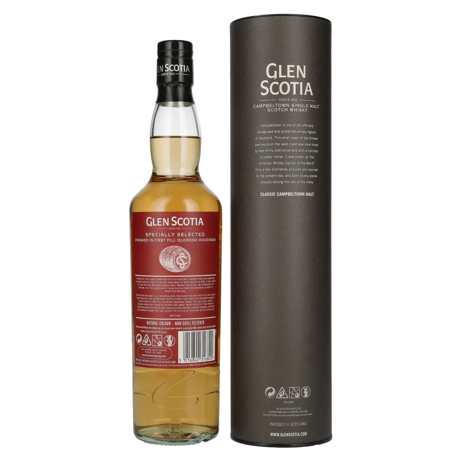 Glen Scotia Signature Series GERMANY EXCLUSIVE Single Malt Scotch Whisky 46% Vol. 0.7l in Gift Box