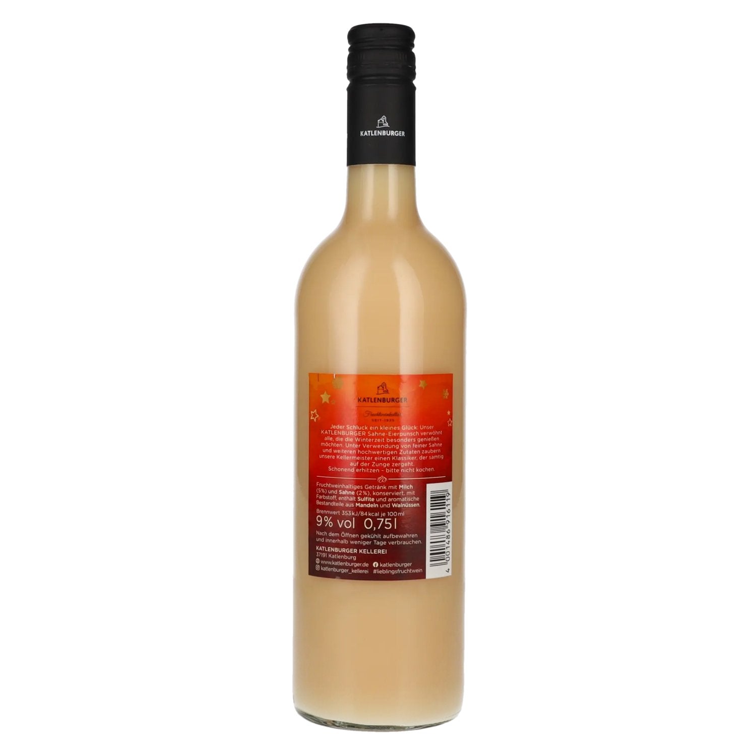 Katlenburger CLASSIC Cream Egg Liqueur 9% Vol. 0.75l