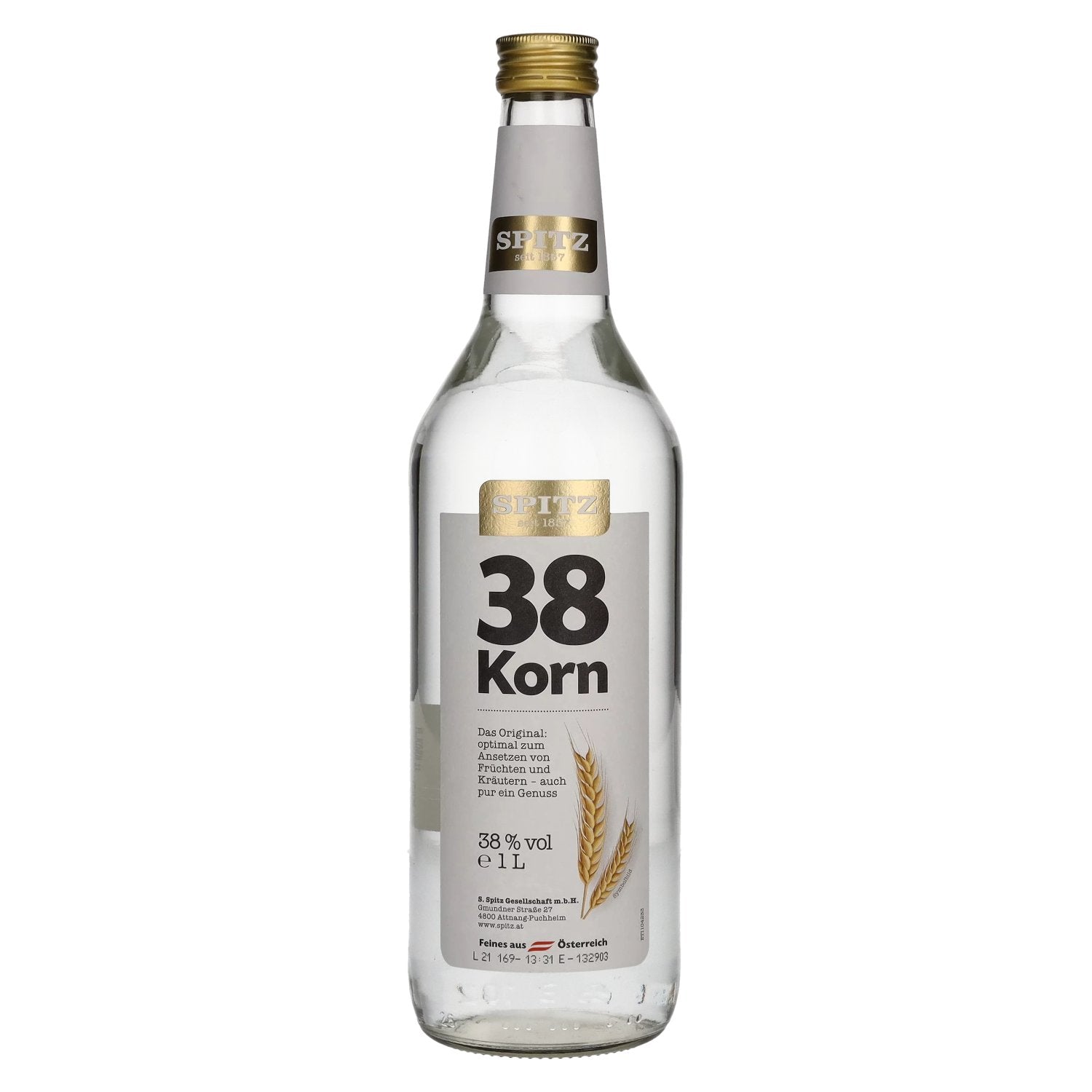 Spitz Grain Schnapps 38% Vol. 1L
