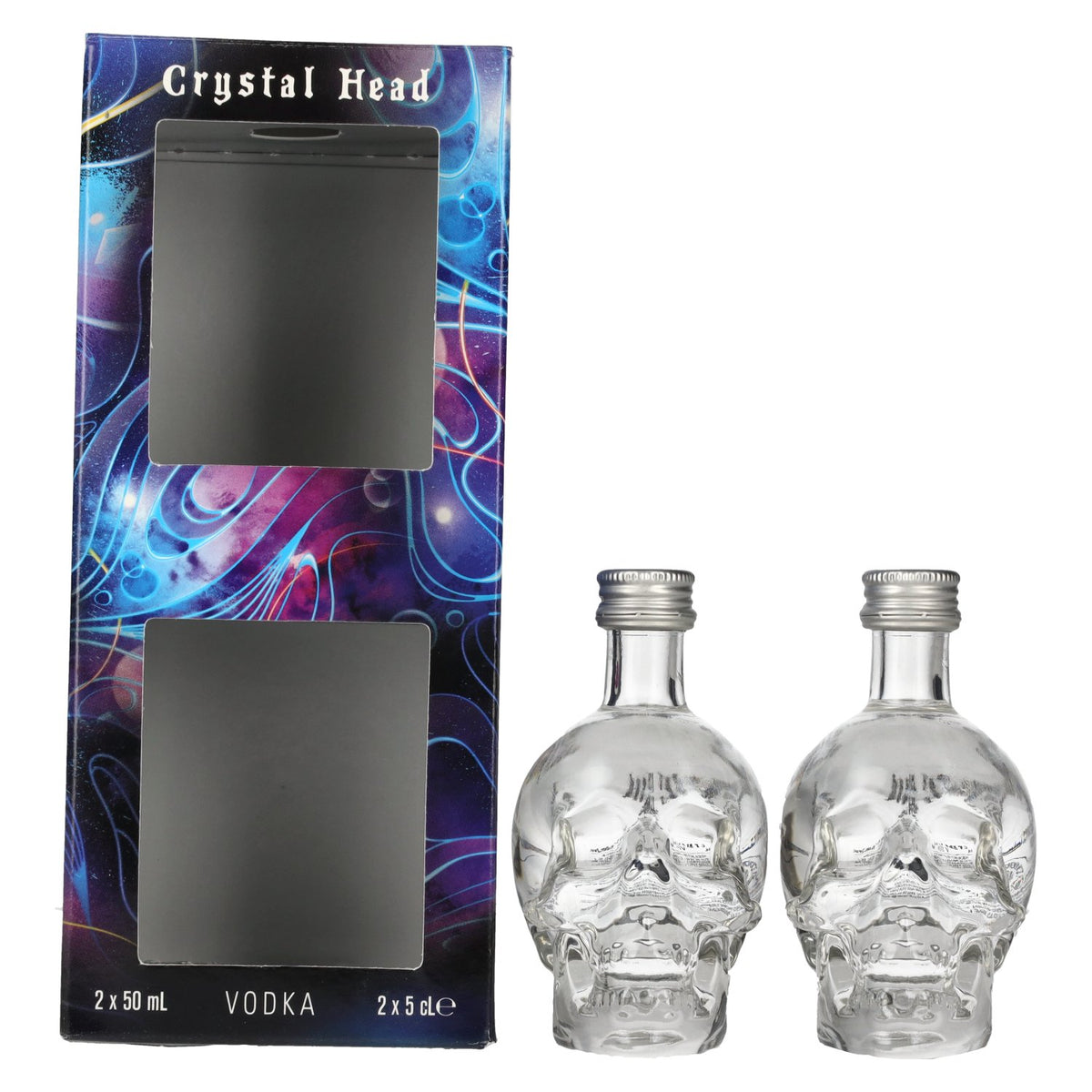 Crystal Head Vodka 40% Vol. 2x0.05l in Gift Box