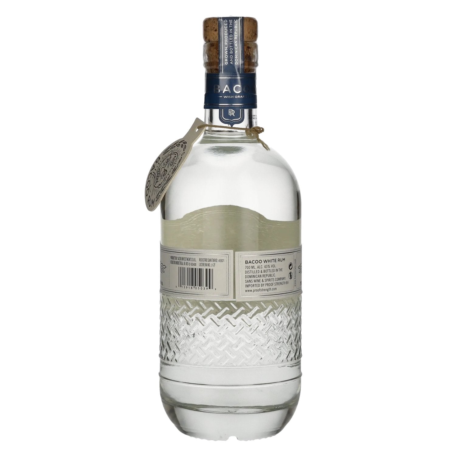 Bacoo 3 Years Old White Rum 43% Vol. 0,7l