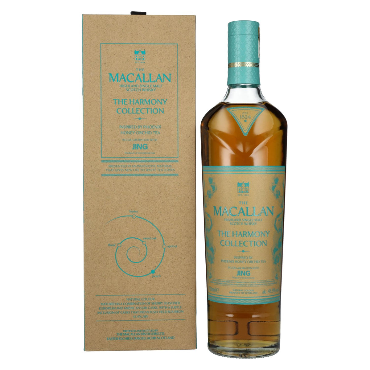 The Macallan The Harmony Collection JING PHOENIX HONEY ORCHID TEA 43.9% Vol. 0.7l in gift box