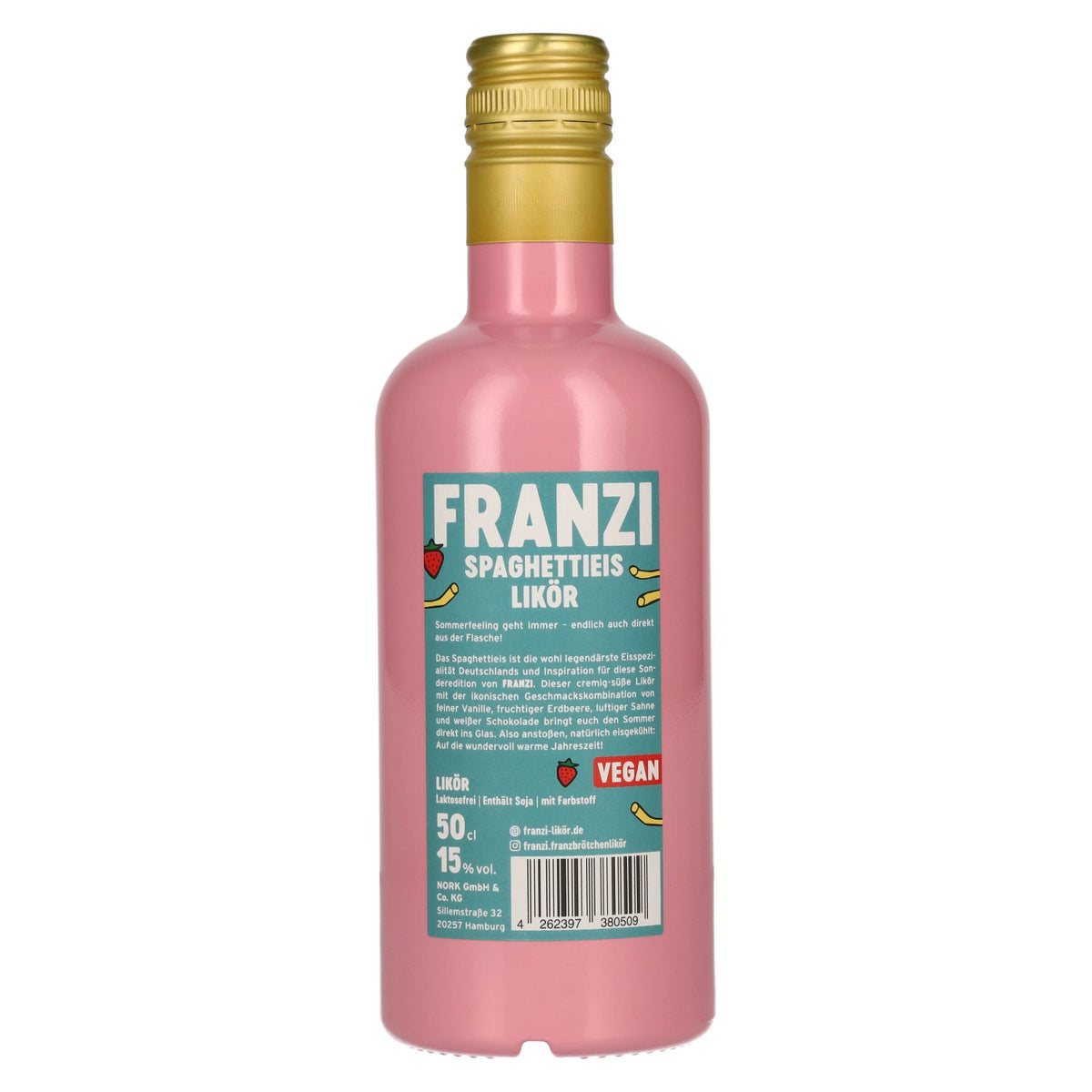 Franzi Spaghettieis Likör 15% vol. 0.5 l
