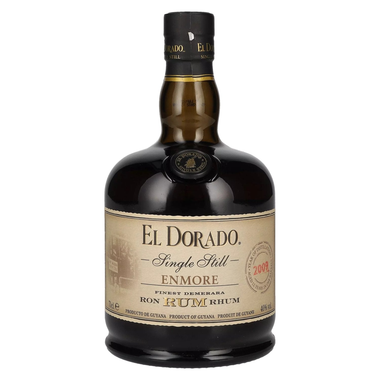 El Dorado Single Still ENMORE Finest Demerara Rum 2009 40% Vol. 0.7l