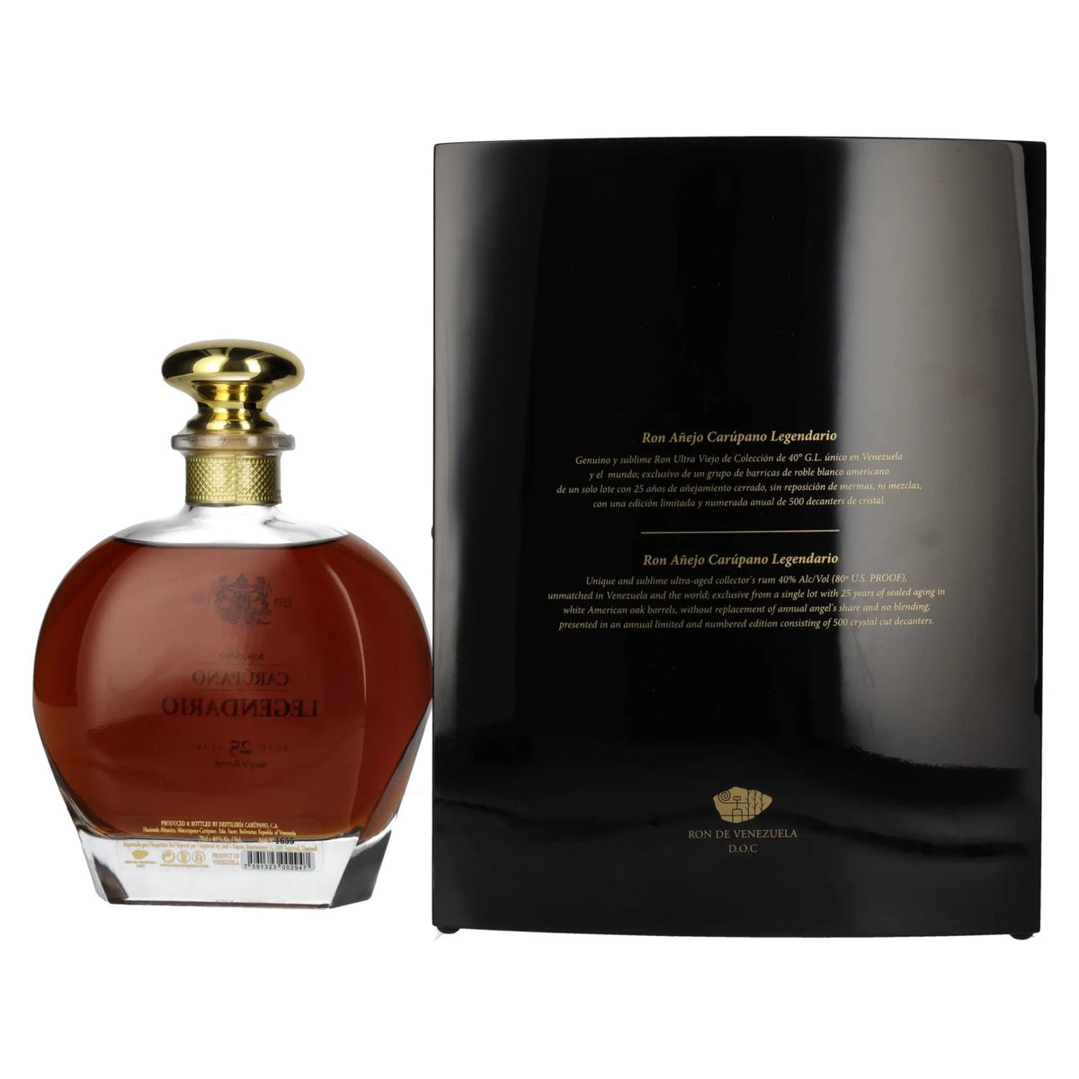 Ron Añejo Carúpano 25 Years Old Legendario Single Barrel 40% vol. 0.7 l in a gift box