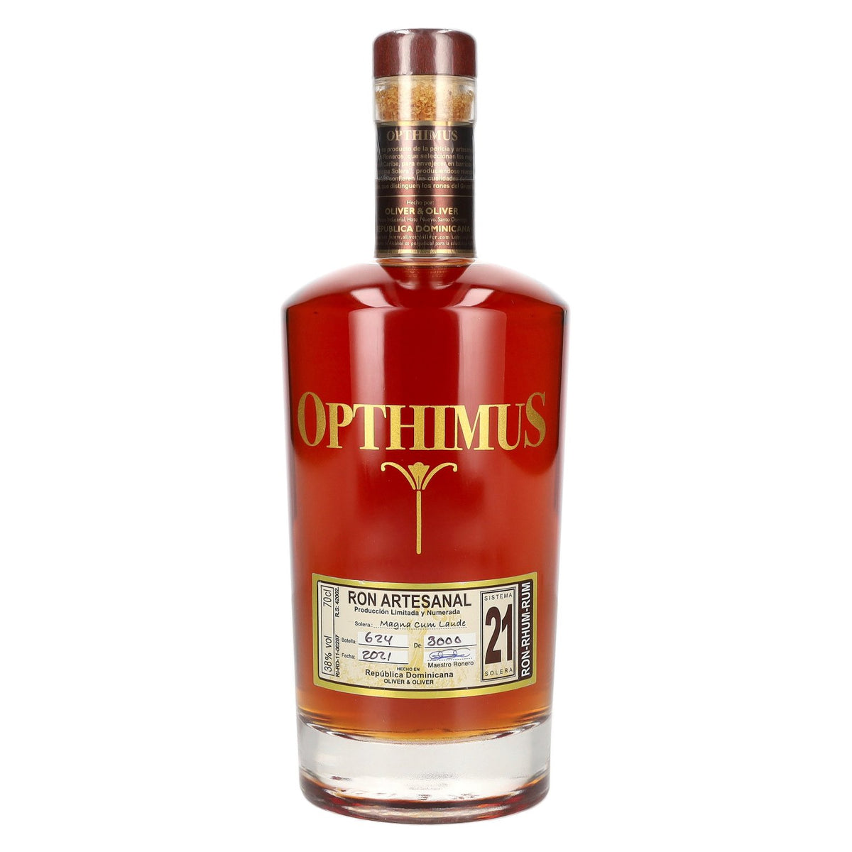 Opthimus 21 Sistema Solera Magna Cum Laude 38% Vol. 0,7l