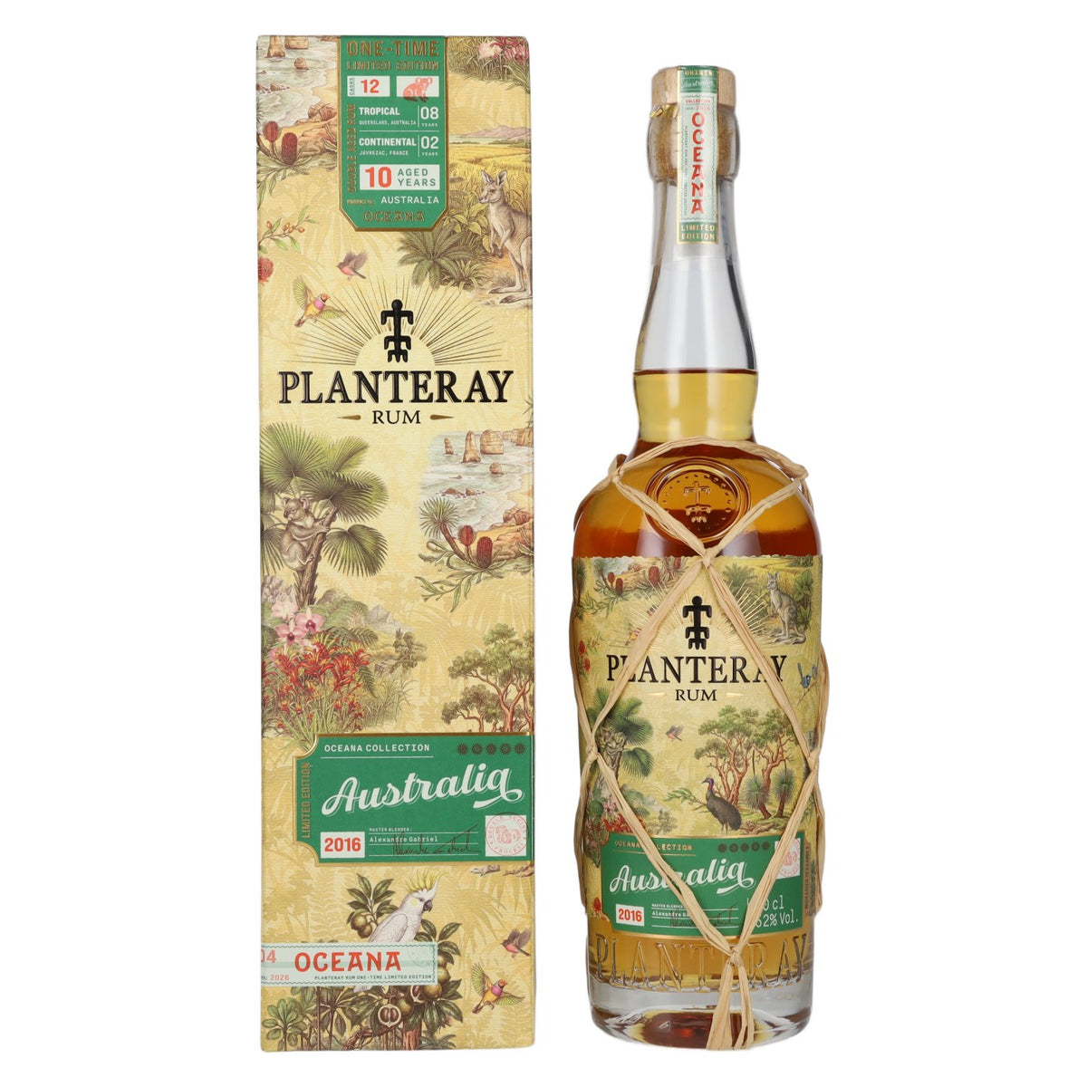 Planteray Rum AUSTRALIA ONE-TIME Oceana Collection Limited Edition 2016 52% vol. 0.7 l in a gift box