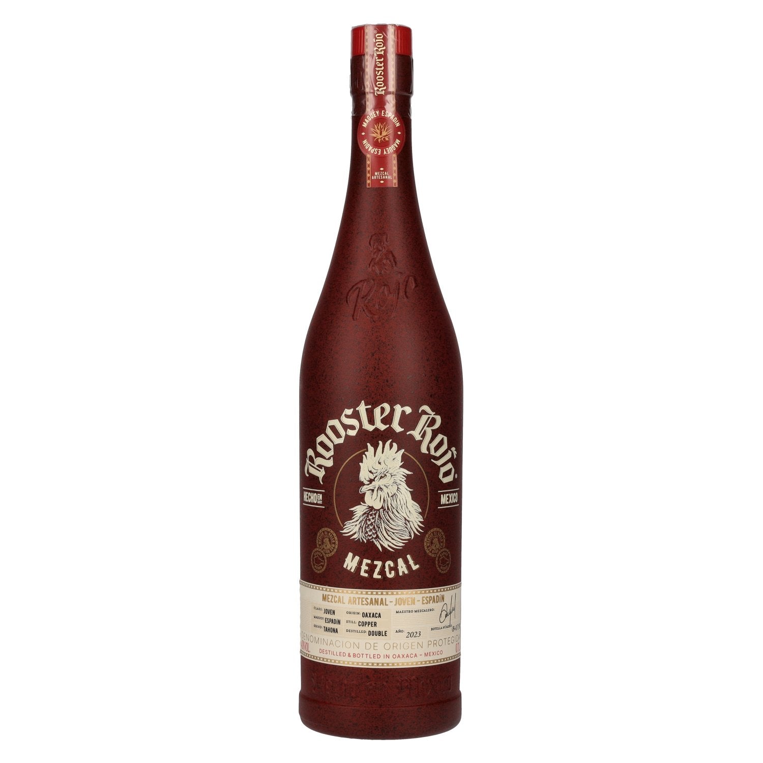 Rooster Rojo MEZCAL Artesanal Joven Espadin Tequila 43% Vol. 0.7l
