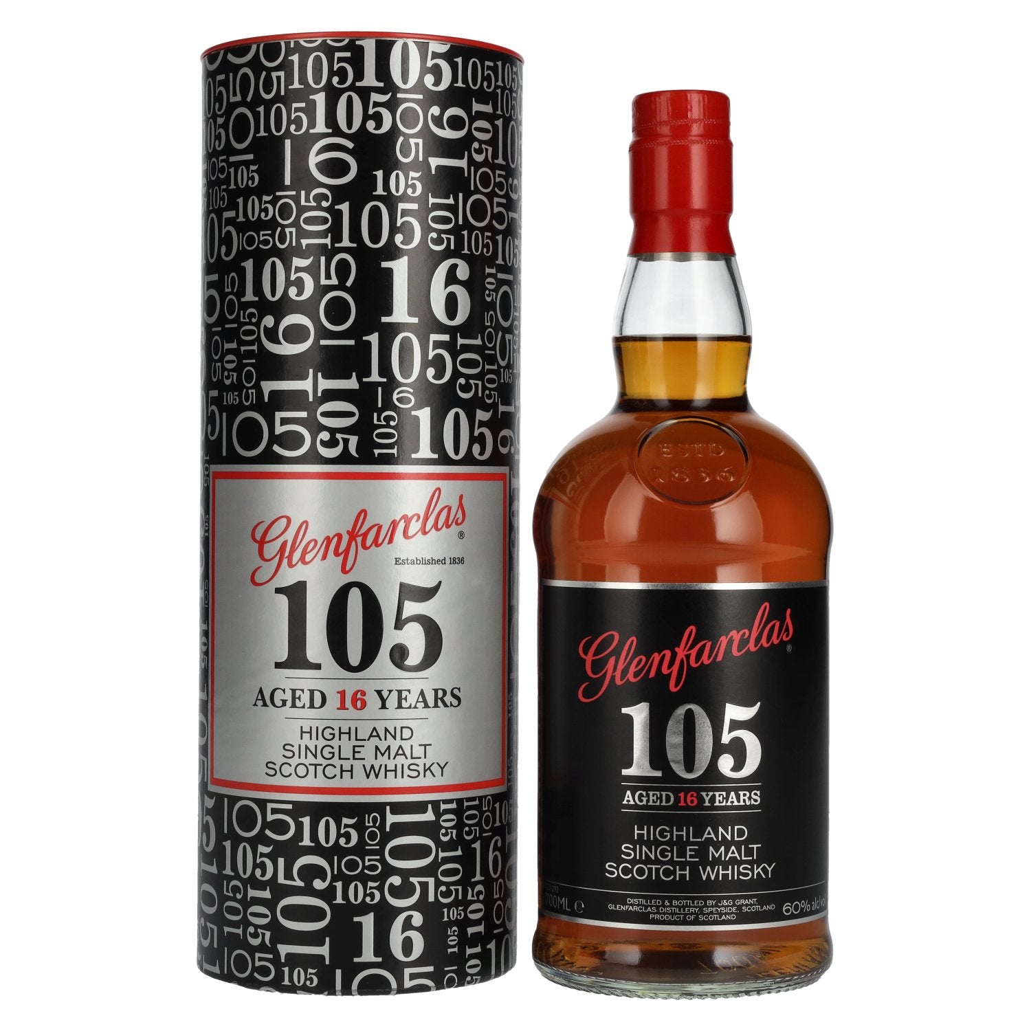 Glenfarclas 105 16 Years Old CASK STRENGTH Highland Single Malt 60% Vol. 0,7l in Geschenkbox