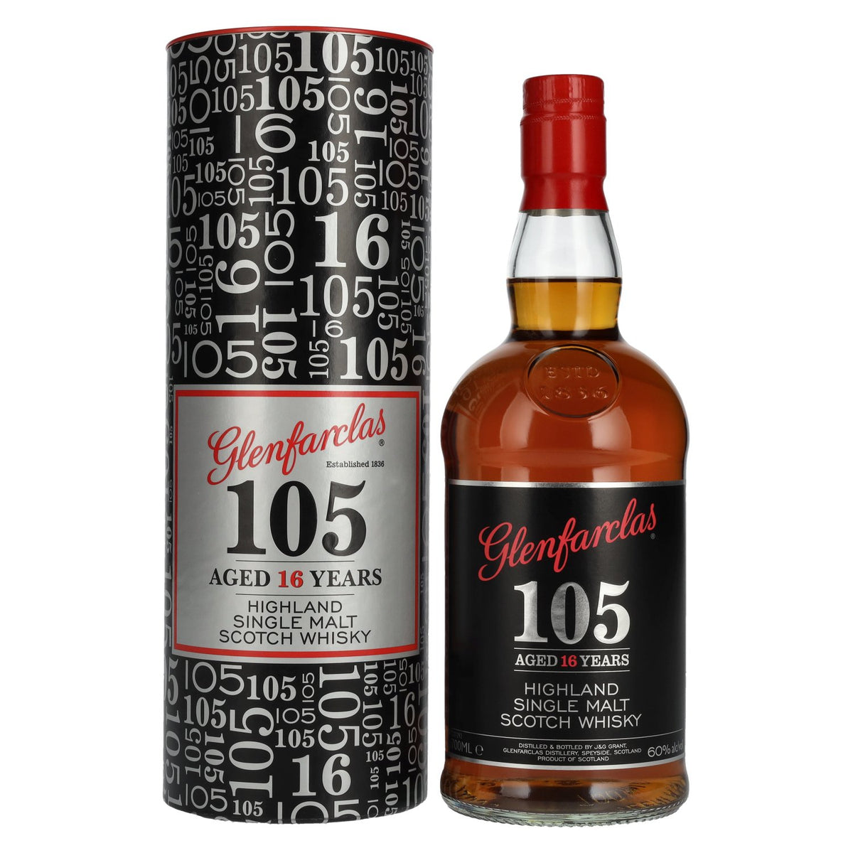 Glenfarclas 105 16 Years Old CASK STRENGTH Highland Single Malt 60% Vol. 0.7l in gift box