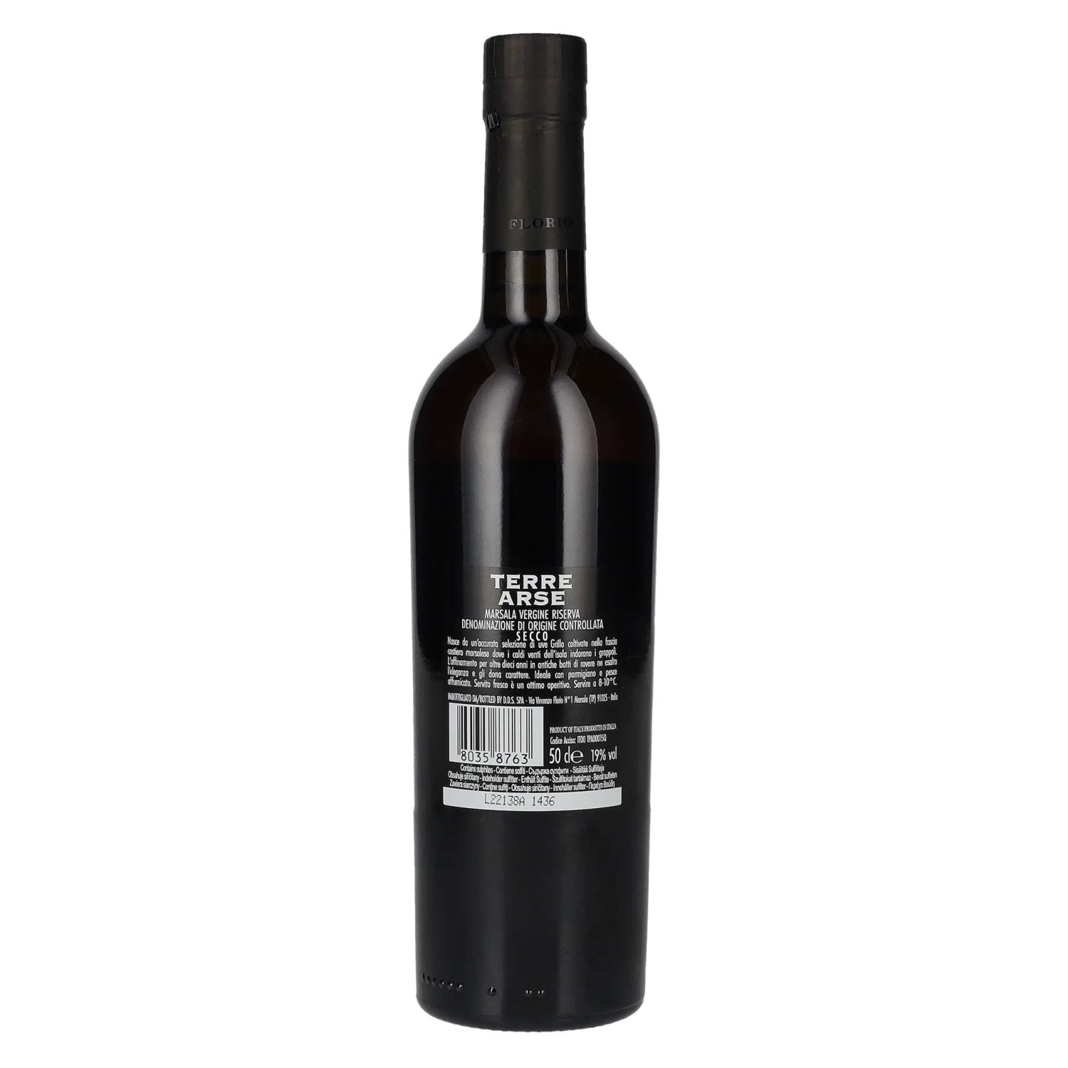 Cantine Florio TERRE ARSE Marsala Vergine Riserva Secco 2006 19% Vol. 0.5l